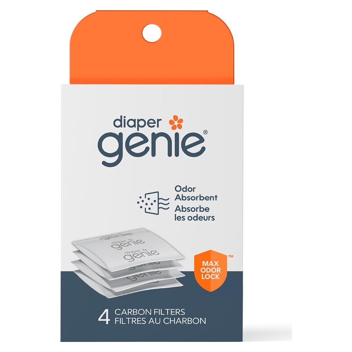 Filtro de Carbono Diaper Genie - Paquete de 4 para Cubo de Pañales