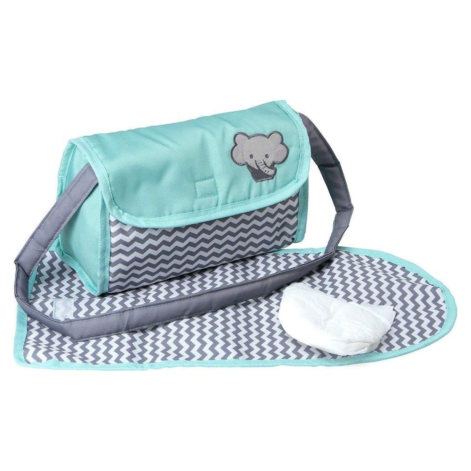 Bolsa de Pañales Adora Zigzag para Muñecas 33 cm - Incluye Esterita