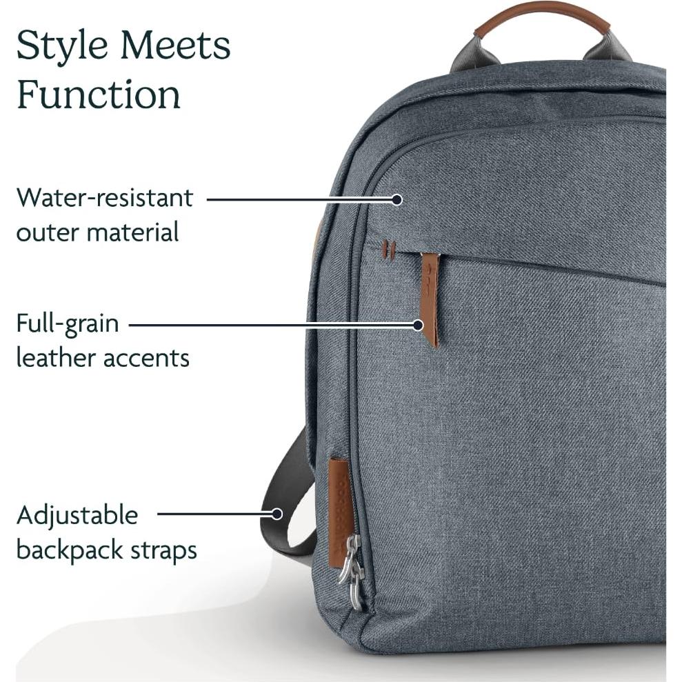 Mochila Cambiadora UPPAbaby Jake - Compartimentos y Aislante