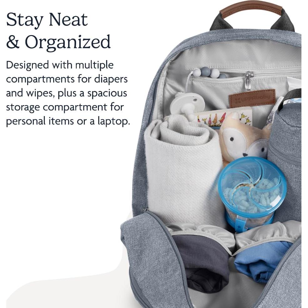 Mochila Cambiadora UPPAbaby Jake - Compartimentos y Aislante
