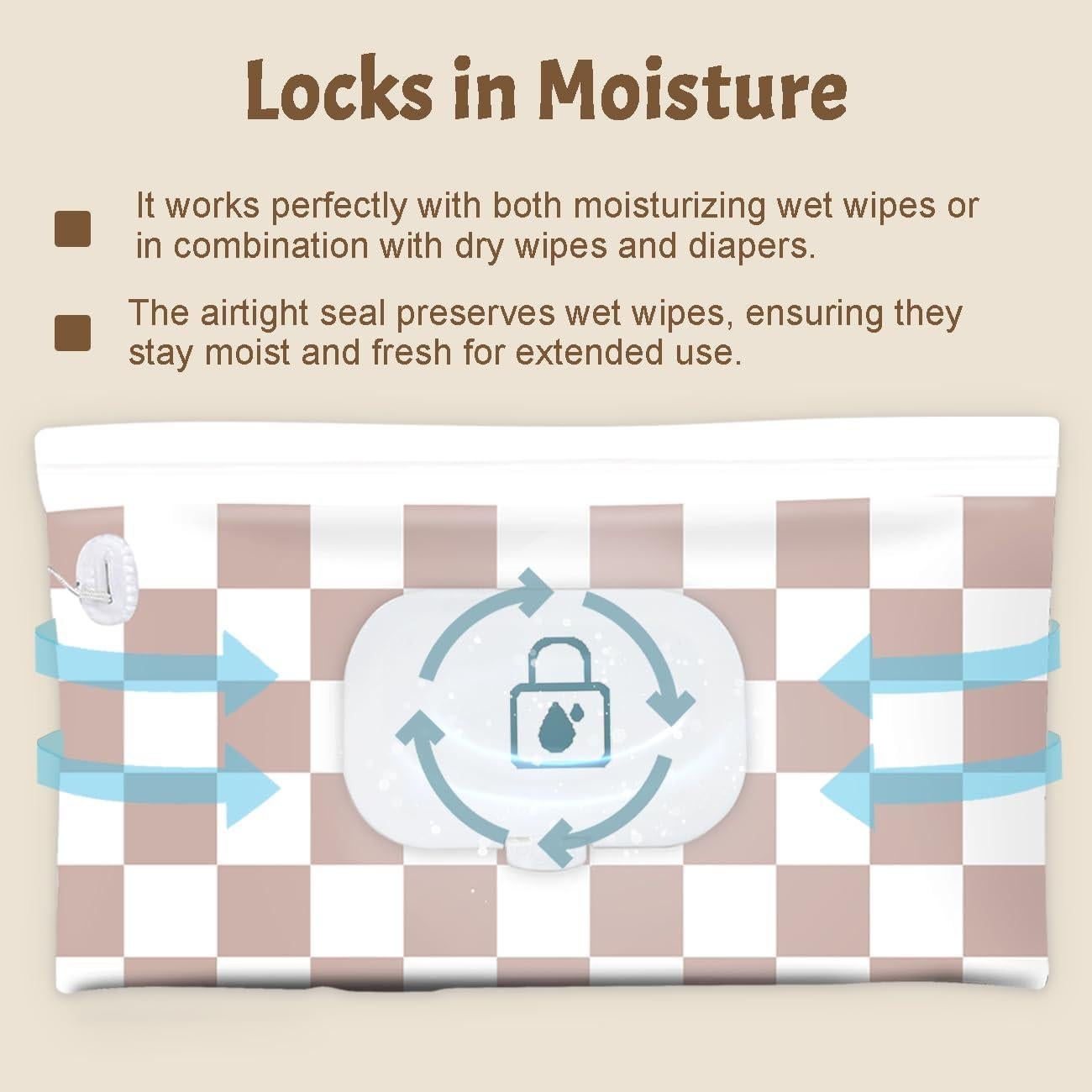 Dispensador de Toallitas Portátil Cephira - Set de 3, Impermeable