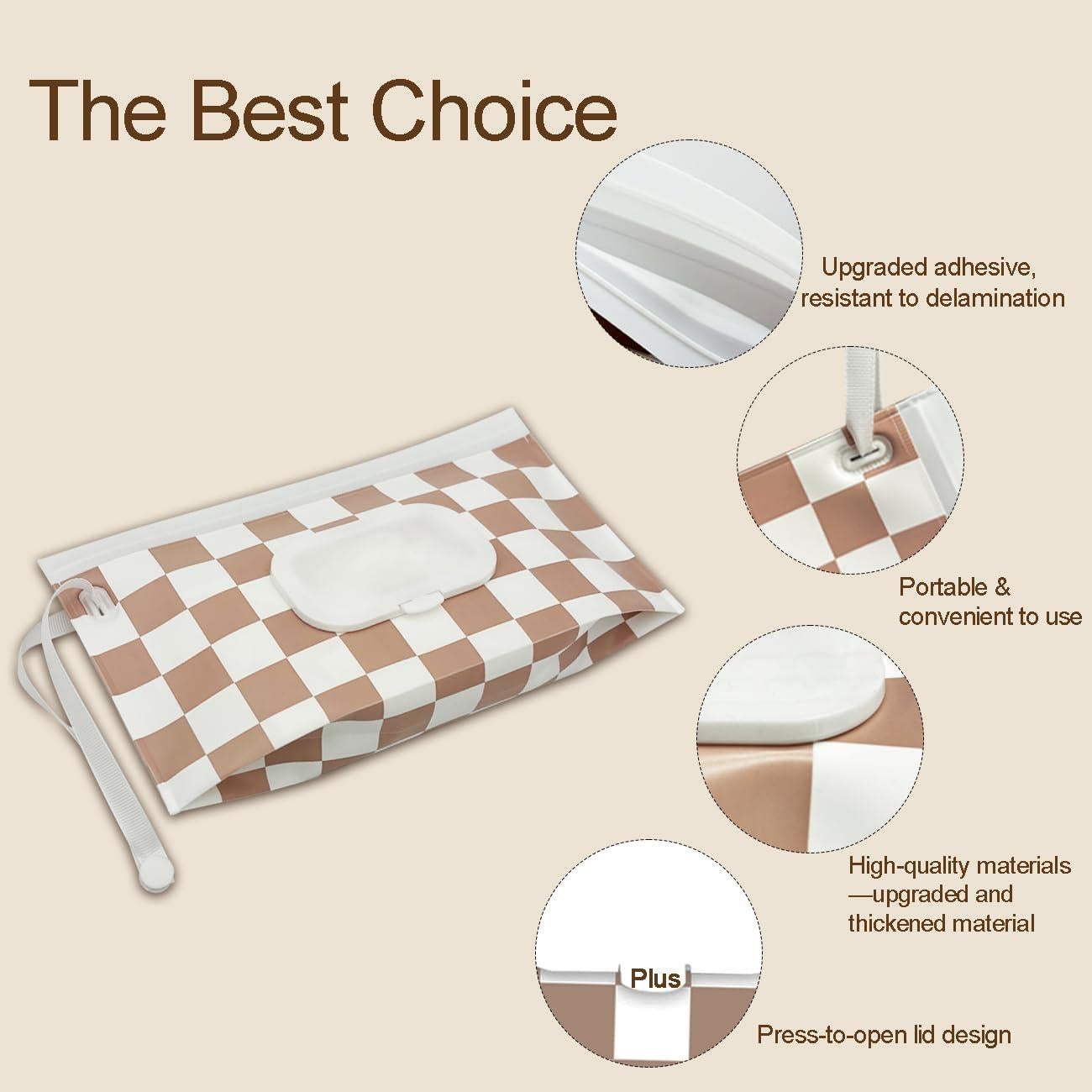 Dispensador de Toallitas Portátil Cephira - Set de 3, Impermeable