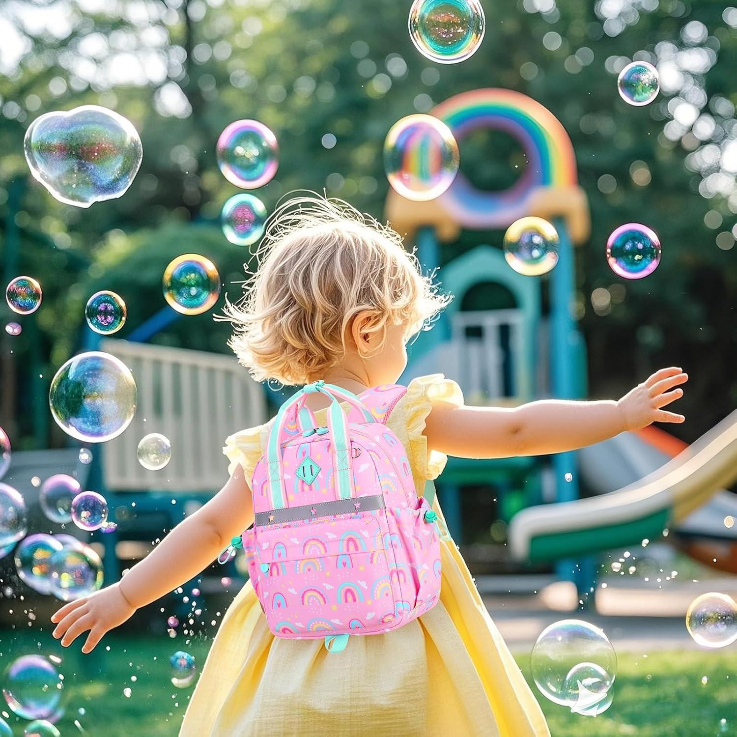 Mochila Infantil Arcoíris para Niños 2-4 Años 10L