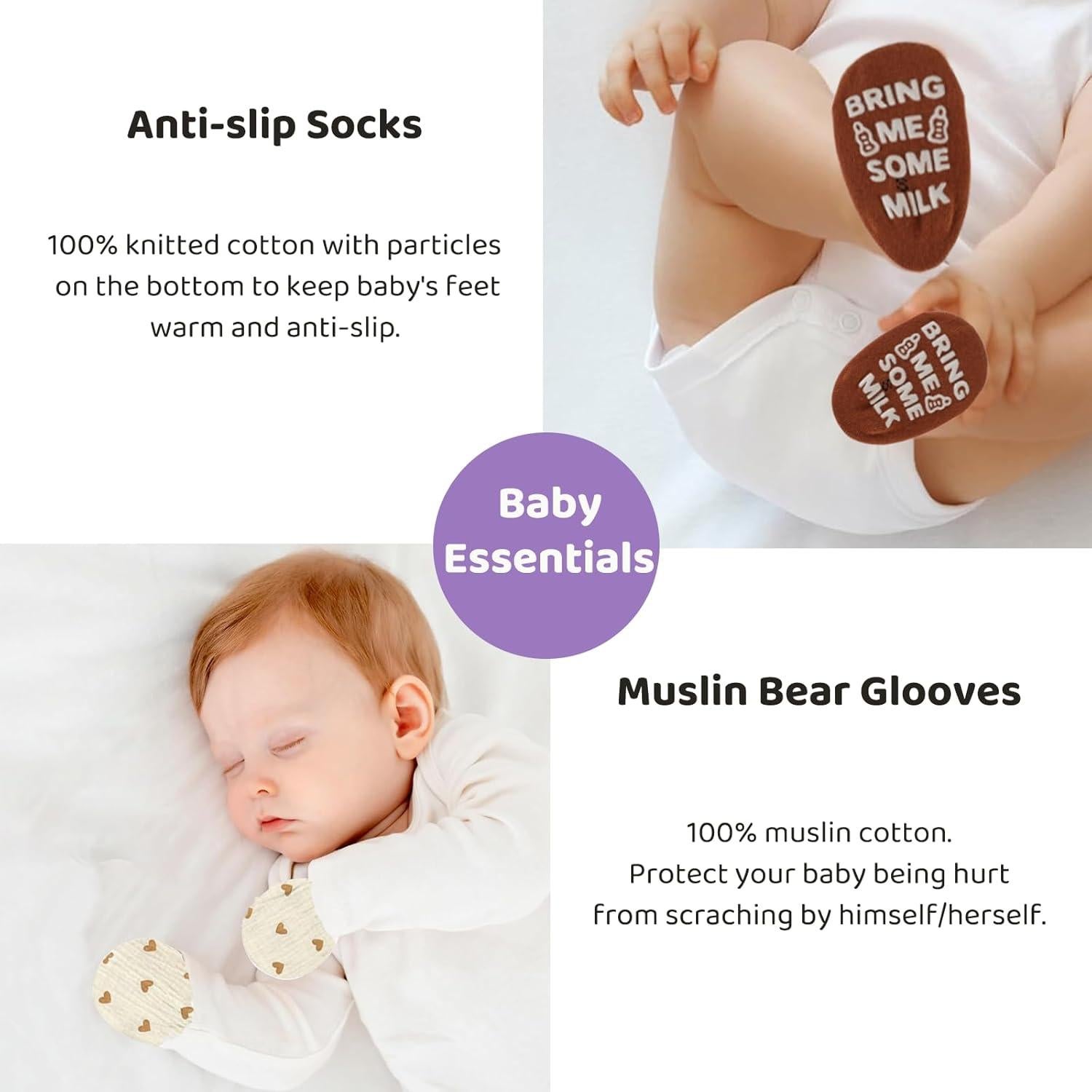 Set de Regalo de 11 Piezas para Nuevas Mamás y Bebés Wellzee