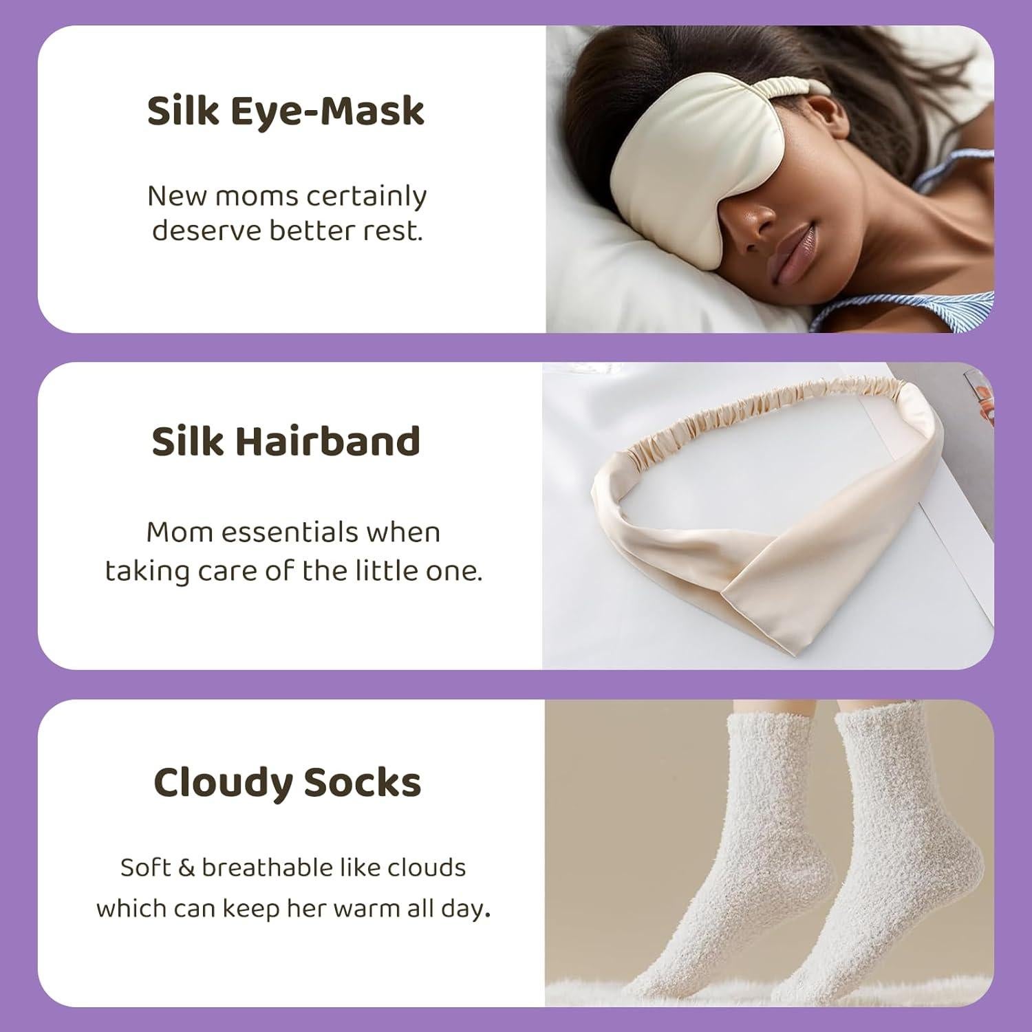 Set de Regalo de 11 Piezas para Nuevas Mamás y Bebés Wellzee