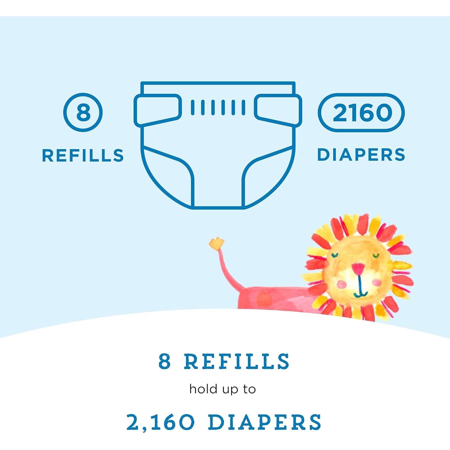 Recargas Cubo Pañales Mama Bear para Diaper Genie - 1080 Pañales