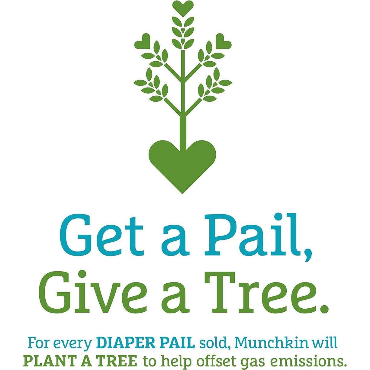 Cubo de Pañales Munchkin Step con Control de Olores y Bicarbonato