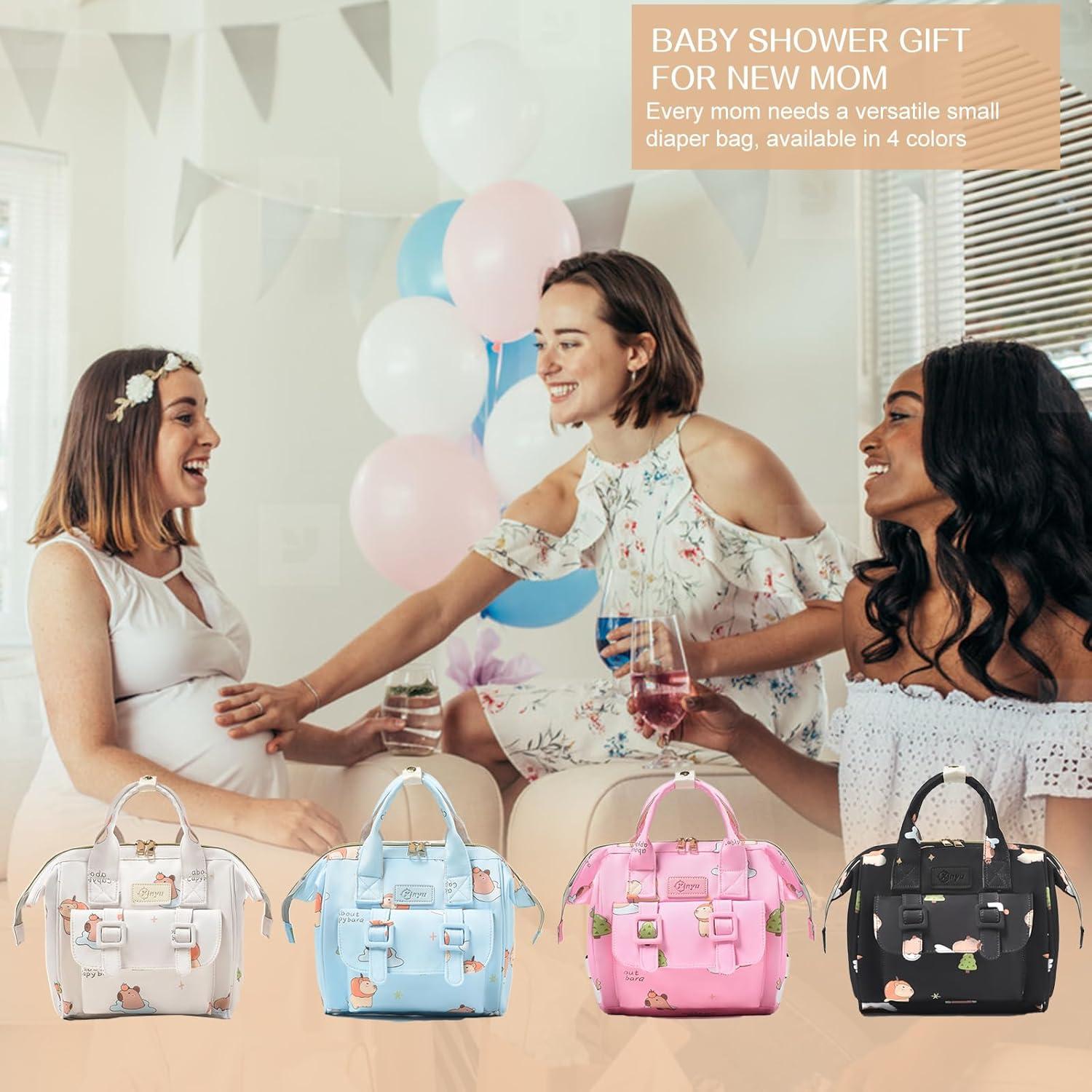 Bolsa de Pañales Compacta 4 en 1 Mama Animal Blanco Off