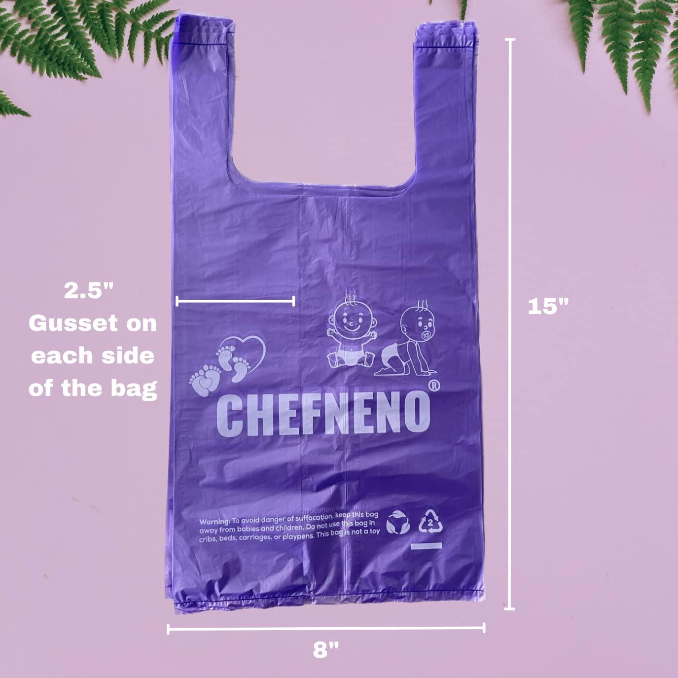 Bolsas Desechables para Pañales CHEFNENO 600 Unidades Aromatizadas