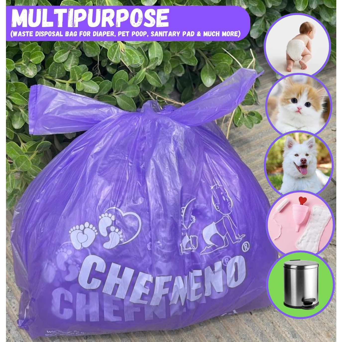 Bolsas Desechables para Pañales CHEFNENO 600 Unidades Aromatizadas