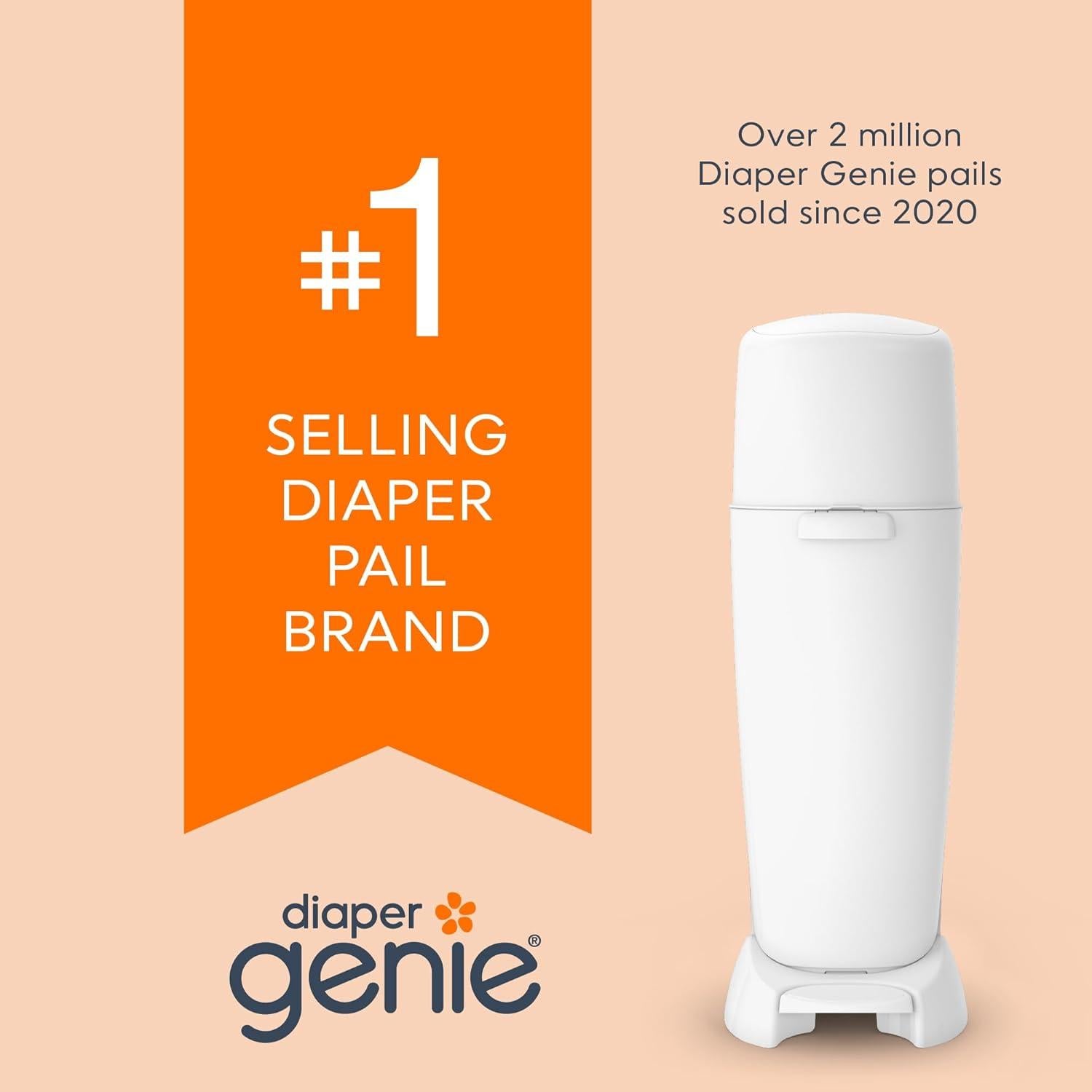 Recargas Diaper Genie 3-Pack 270 pañales aroma a ropa limpia