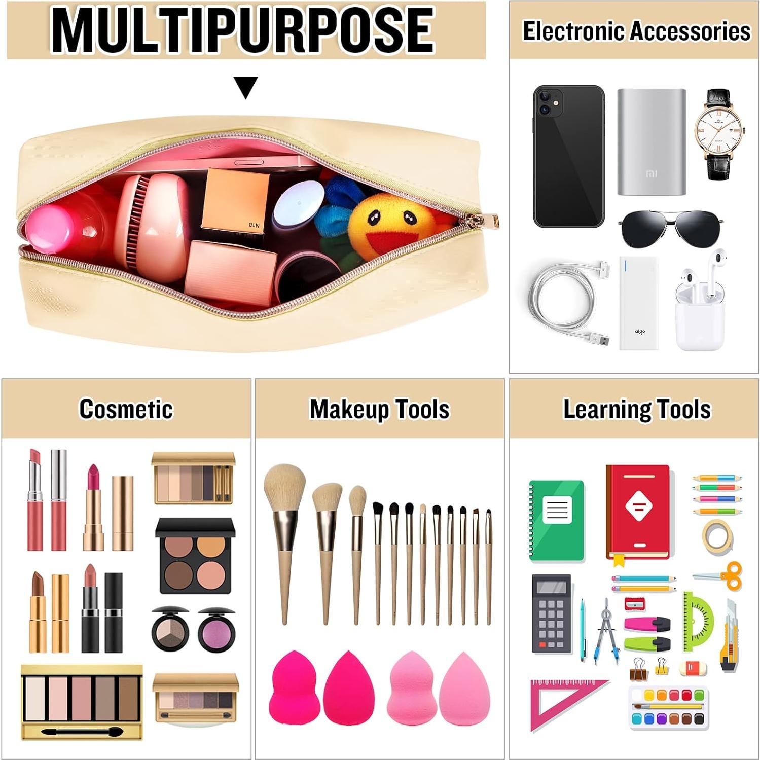 Bolsa de Maquillaje Transparente 2 Pcs Chenille MAMA-BABY