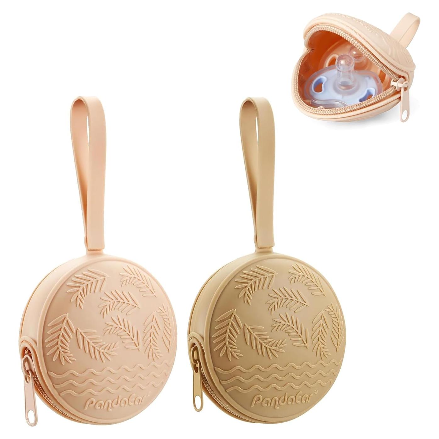 Funda de Sostenedor de Chupete PandaEar - 2 Unidades Silicona