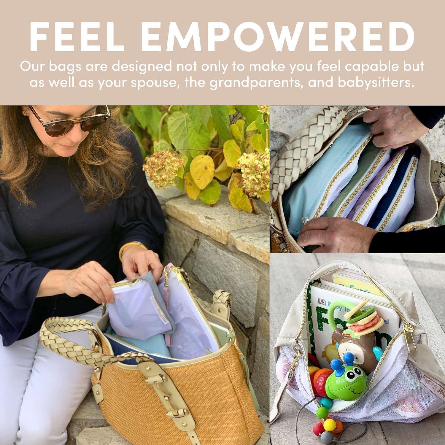 Organizador de Bolsas de Pañales Mother Load Pouches Nylon 5 Piezas