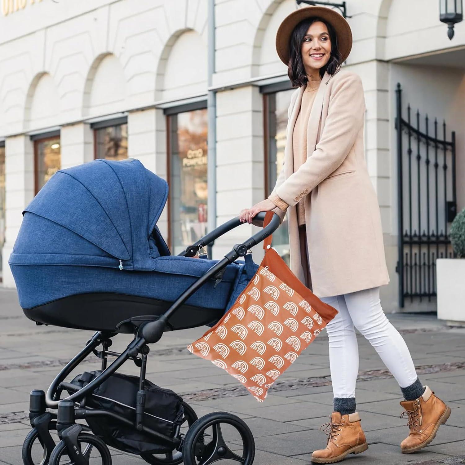 Paquete de 2 Bolsas Húmedas y Secas Reutilizables 30x40cm