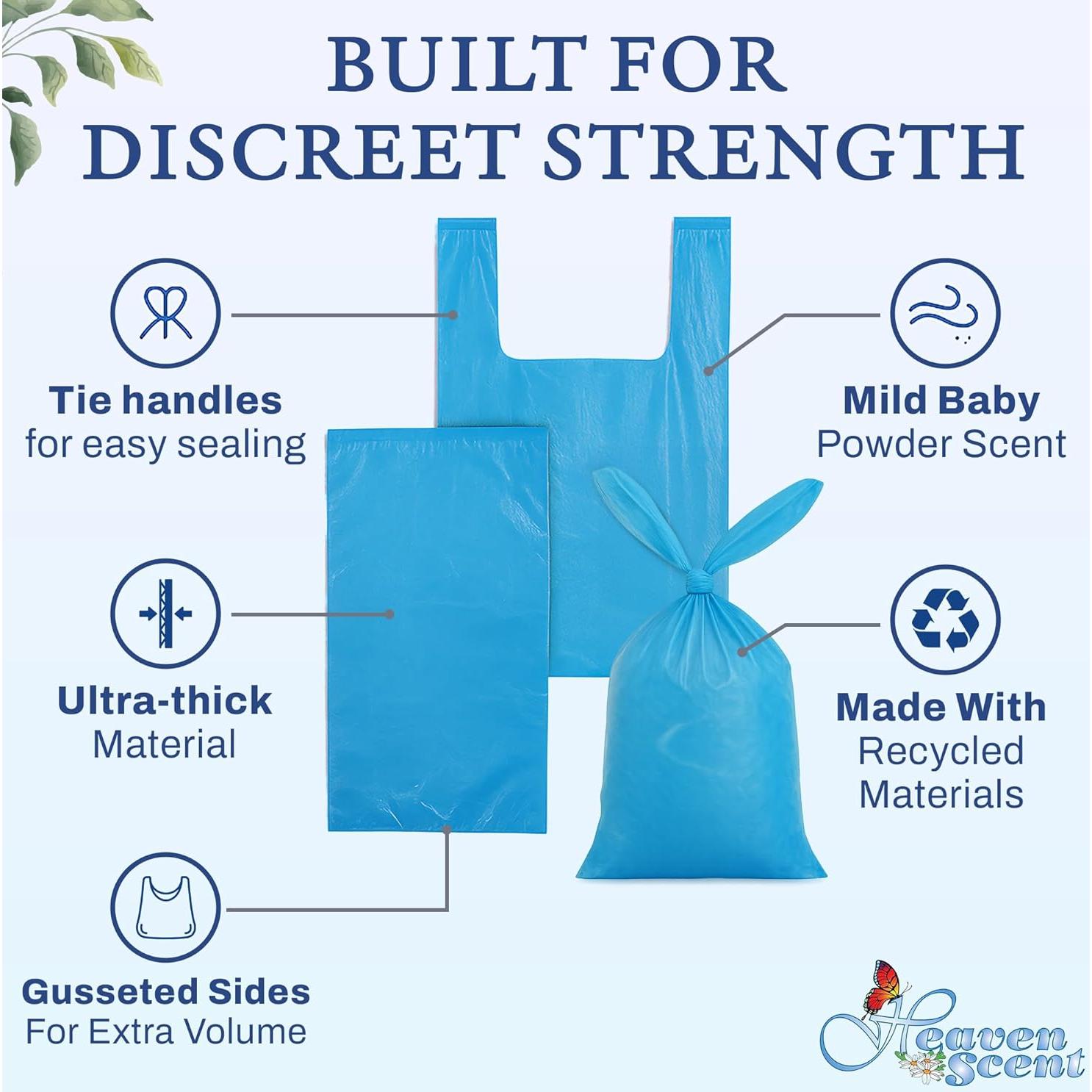 Bolsas de Higiene Heaven Scent 50 Unidades Aromatizadas Talco