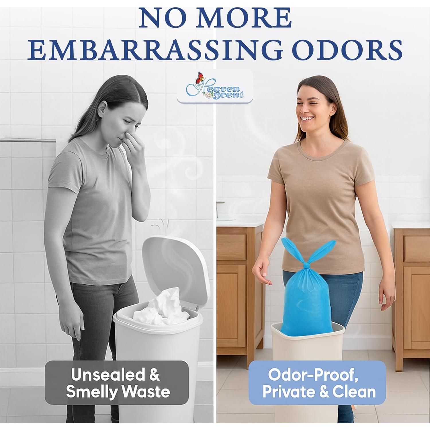 Bolsas de Higiene Heaven Scent 50 Unidades Aromatizadas Talco