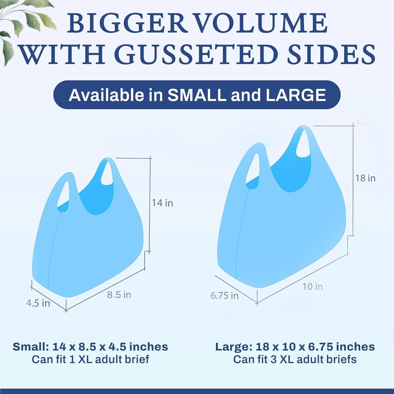 Bolsas de Higiene Heaven Scent 50 Unidades Aromatizadas Talco