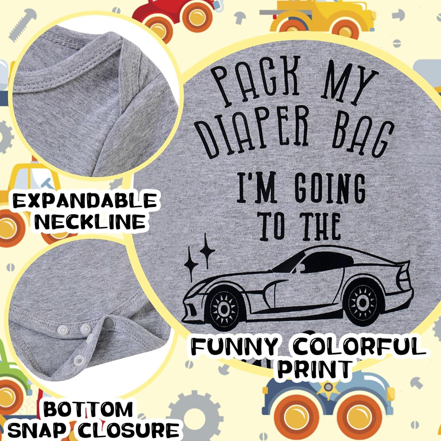 Conjunto de Bebé Lovefairy Unisex 0-3 Meses Ropa Divertida