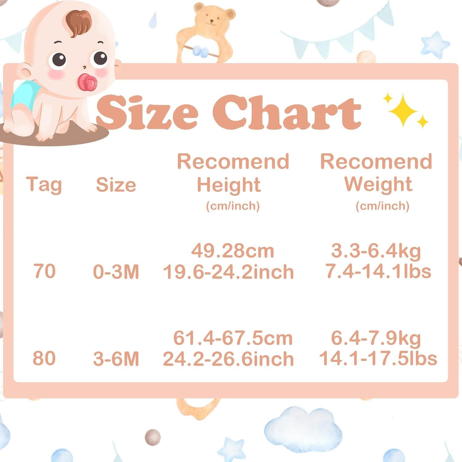 Conjunto de Bebé Lovefairy Unisex 0-3 Meses Ropa Divertida