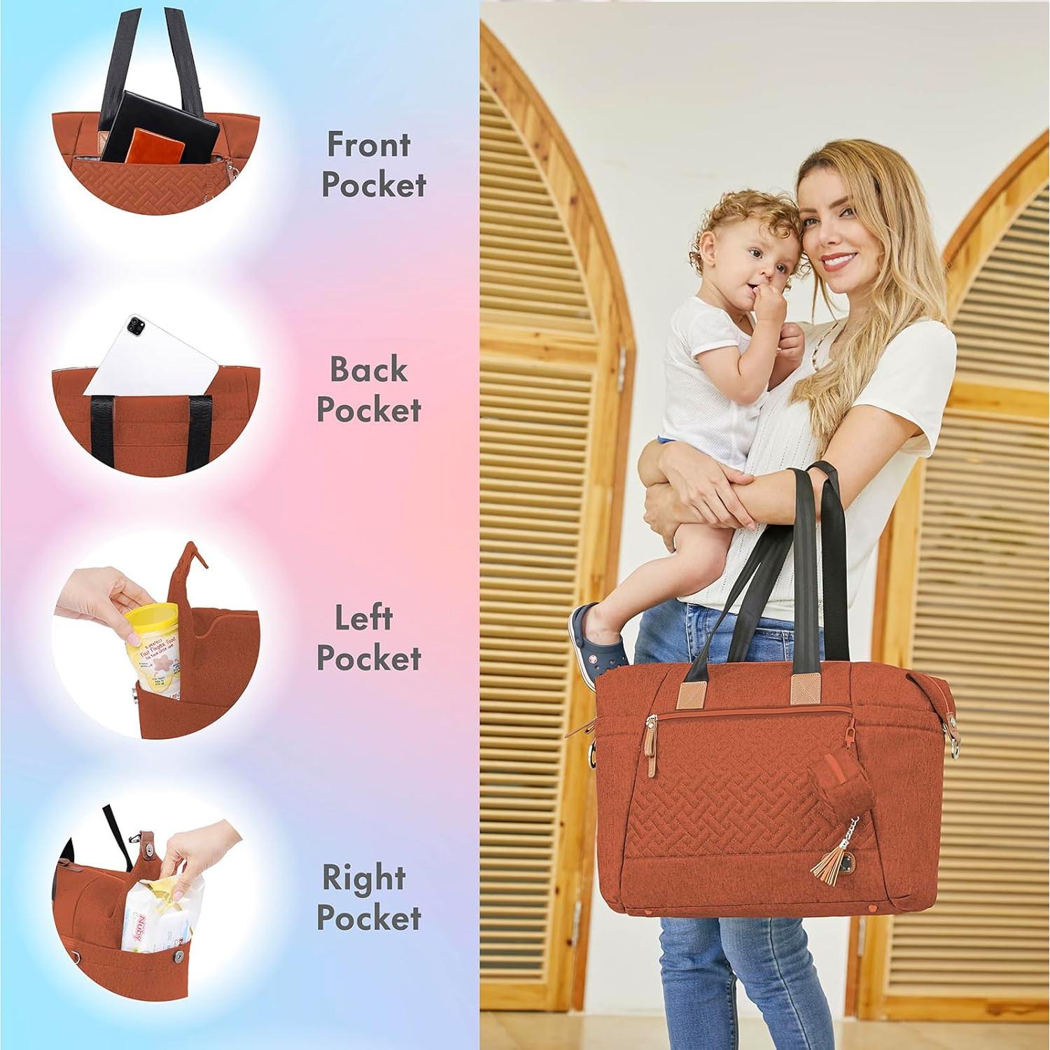 Bolsa de Pañales Dikaslon Caramelo, 26L, Poliester, Unisex