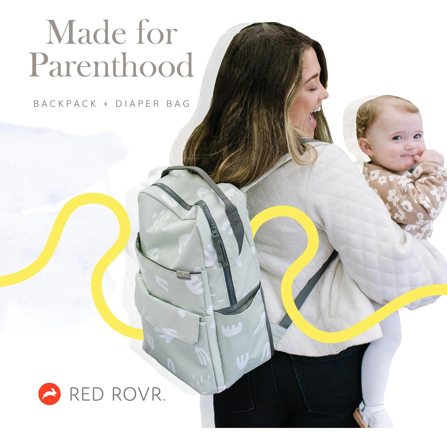 Mochila para Pañales Red Rovr Roo Malva 11 Bolsillos Resistente