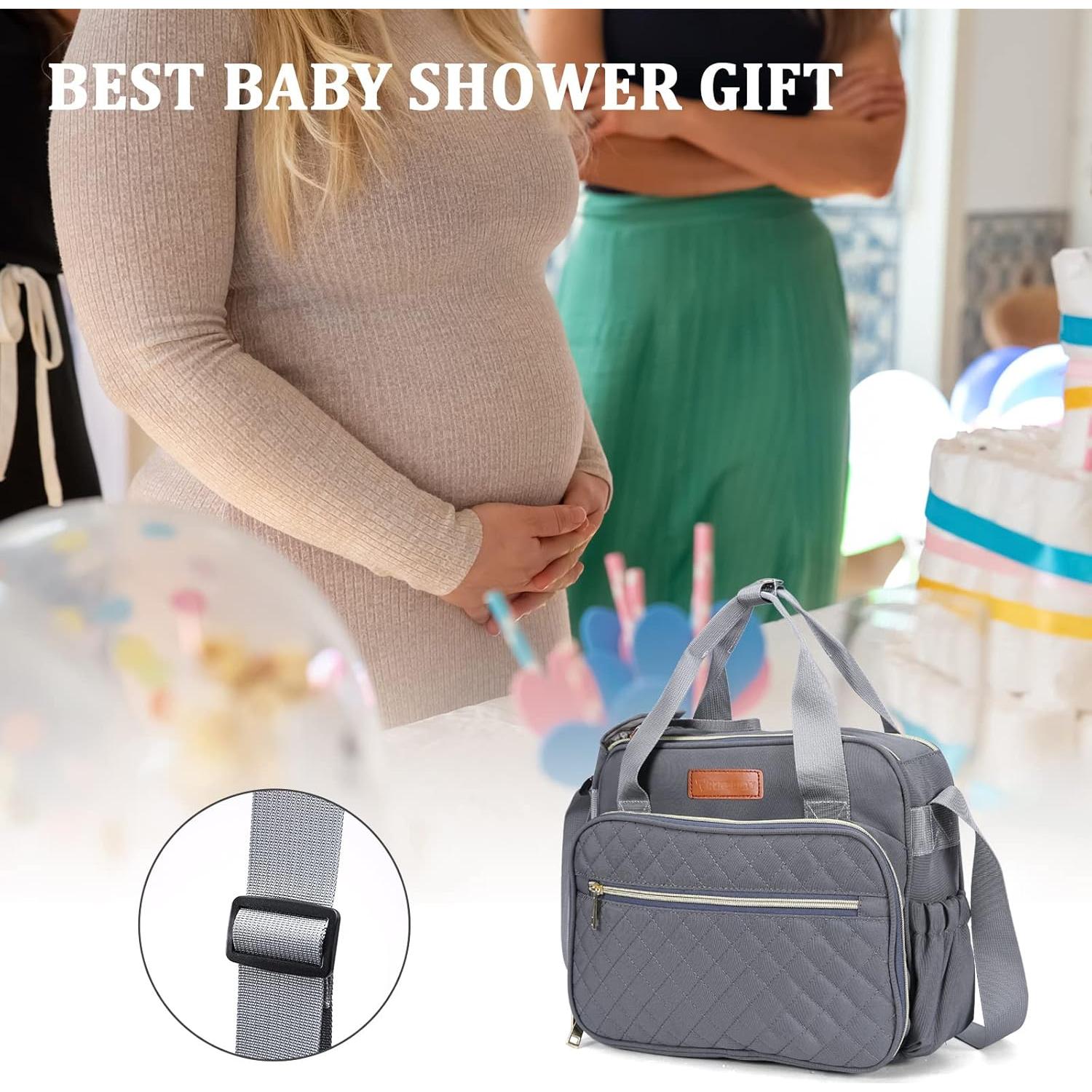 Bolsa de Pañales TRENDPLAY DM0410 Gris - Organizador Maternidad