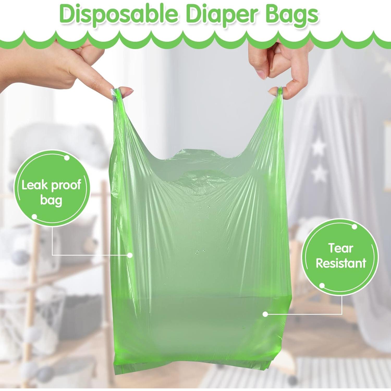 Bolsas Desechables para Pañales Sinmoe 1600 Conteos Verde