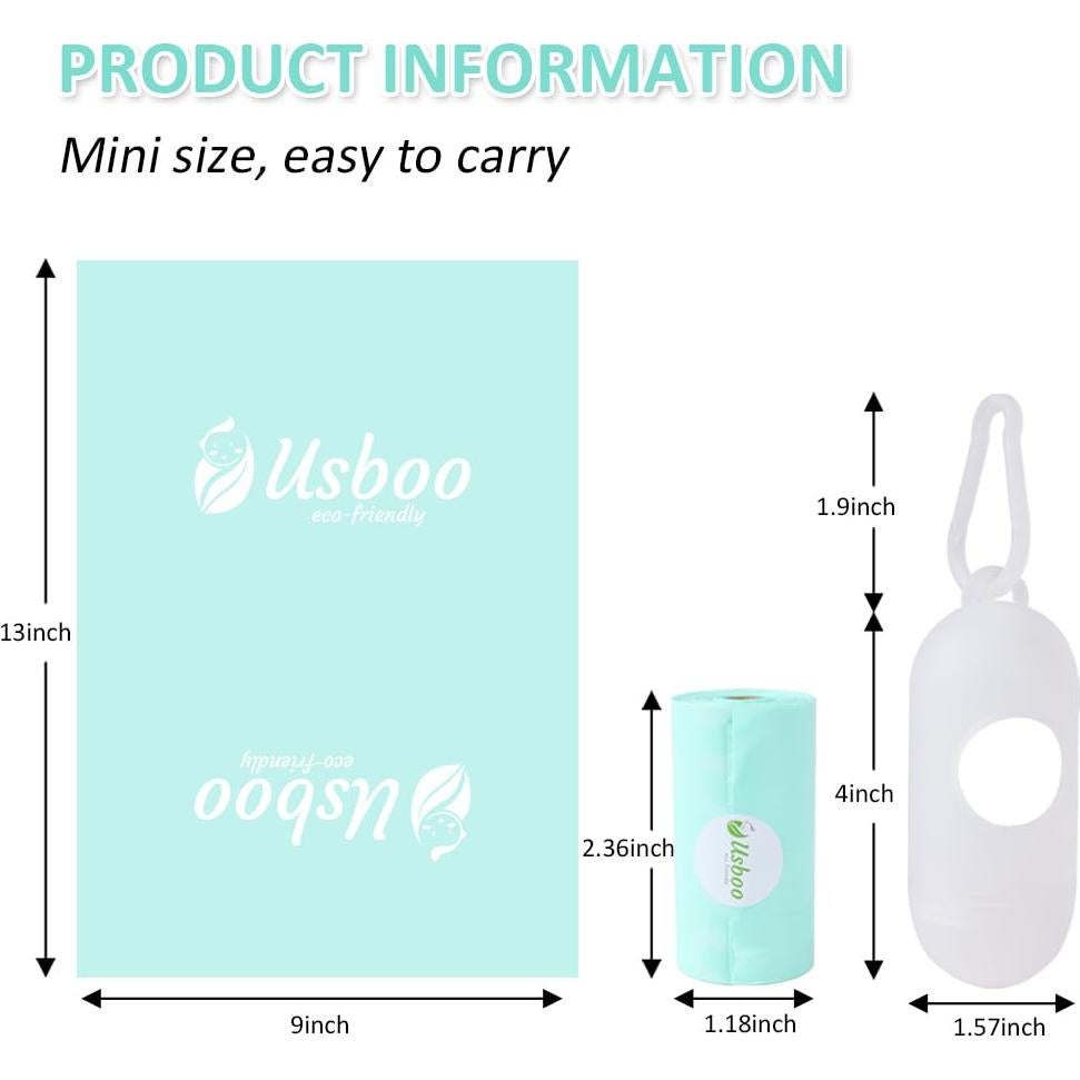 Bolsas Desechables para Pañales Usboo - 120 Unidades Arcoíris