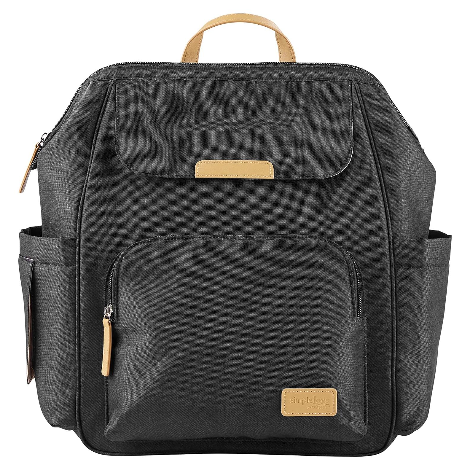Mochila para Pañales Simple Joys de Carter's - Unisex, Negro