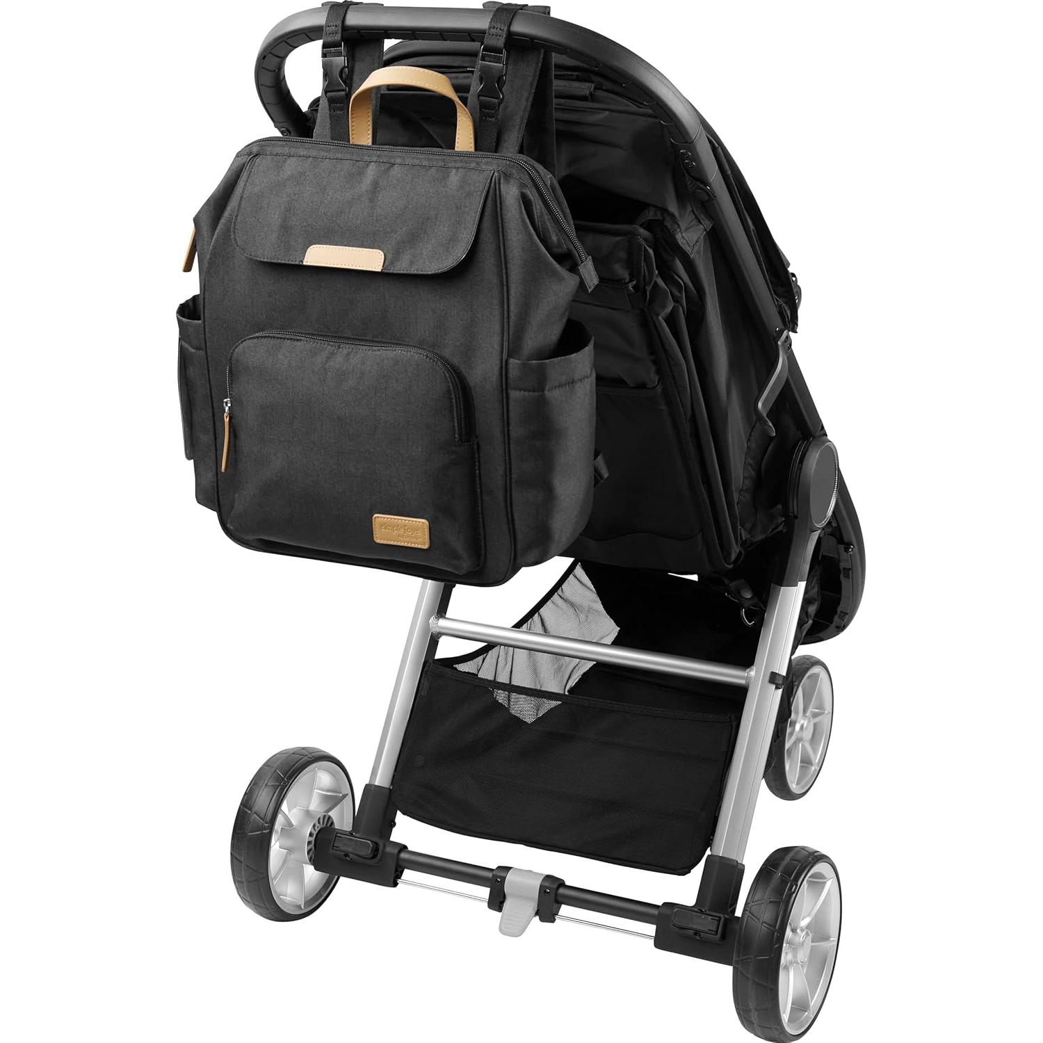 Mochila para Pañales Simple Joys de Carter's - Unisex, Negro