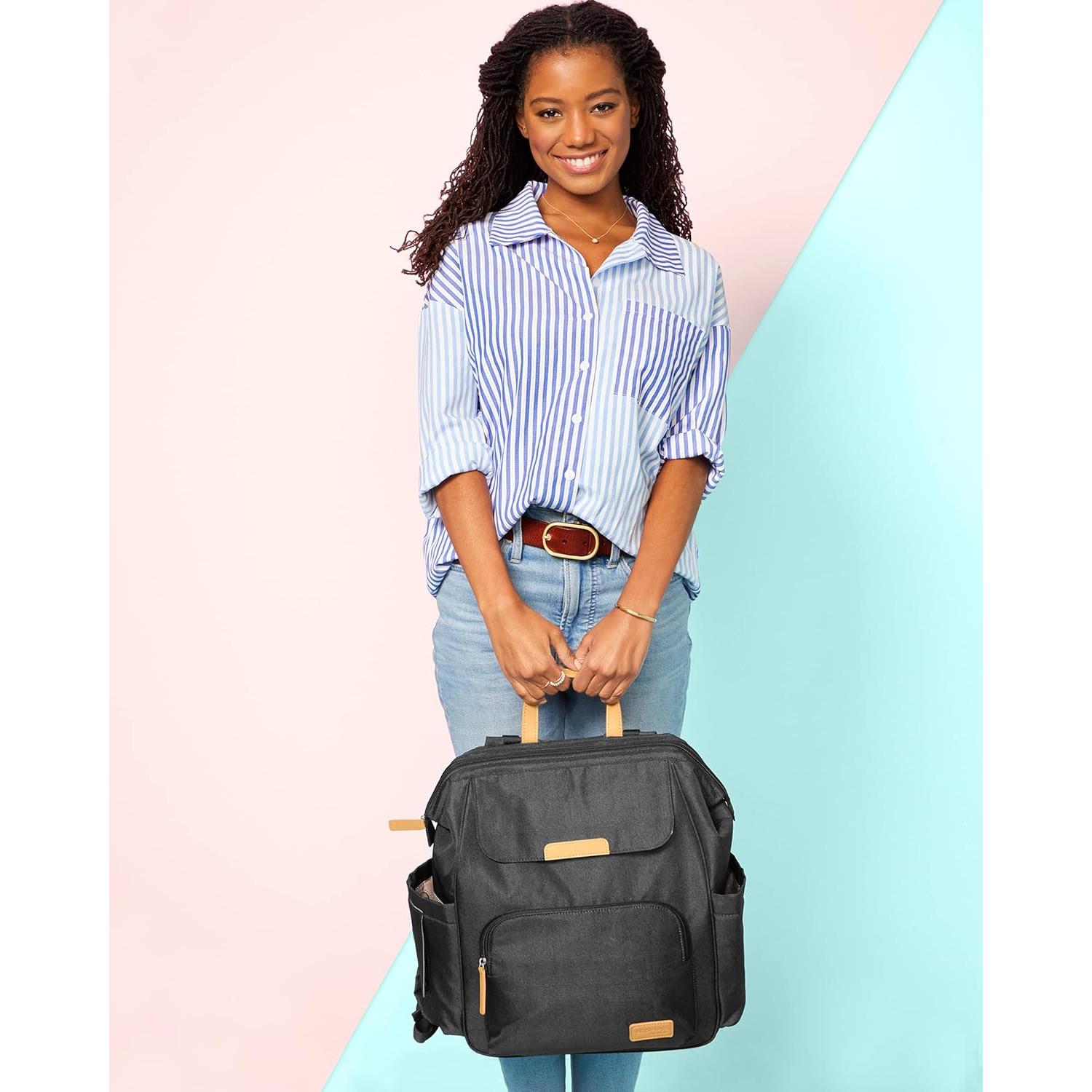 Mochila para Pañales Simple Joys de Carter's - Unisex, Negro