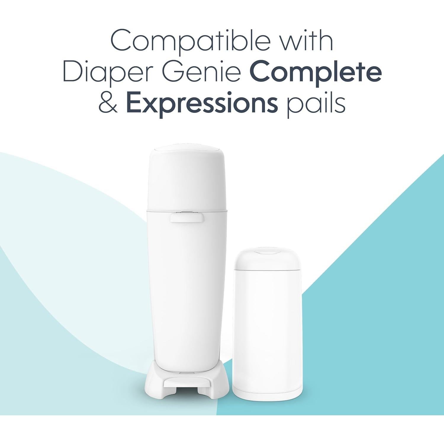 Recargas Diaper Genie 270 Pañales - Paquete de 8 - Max Odor Lock