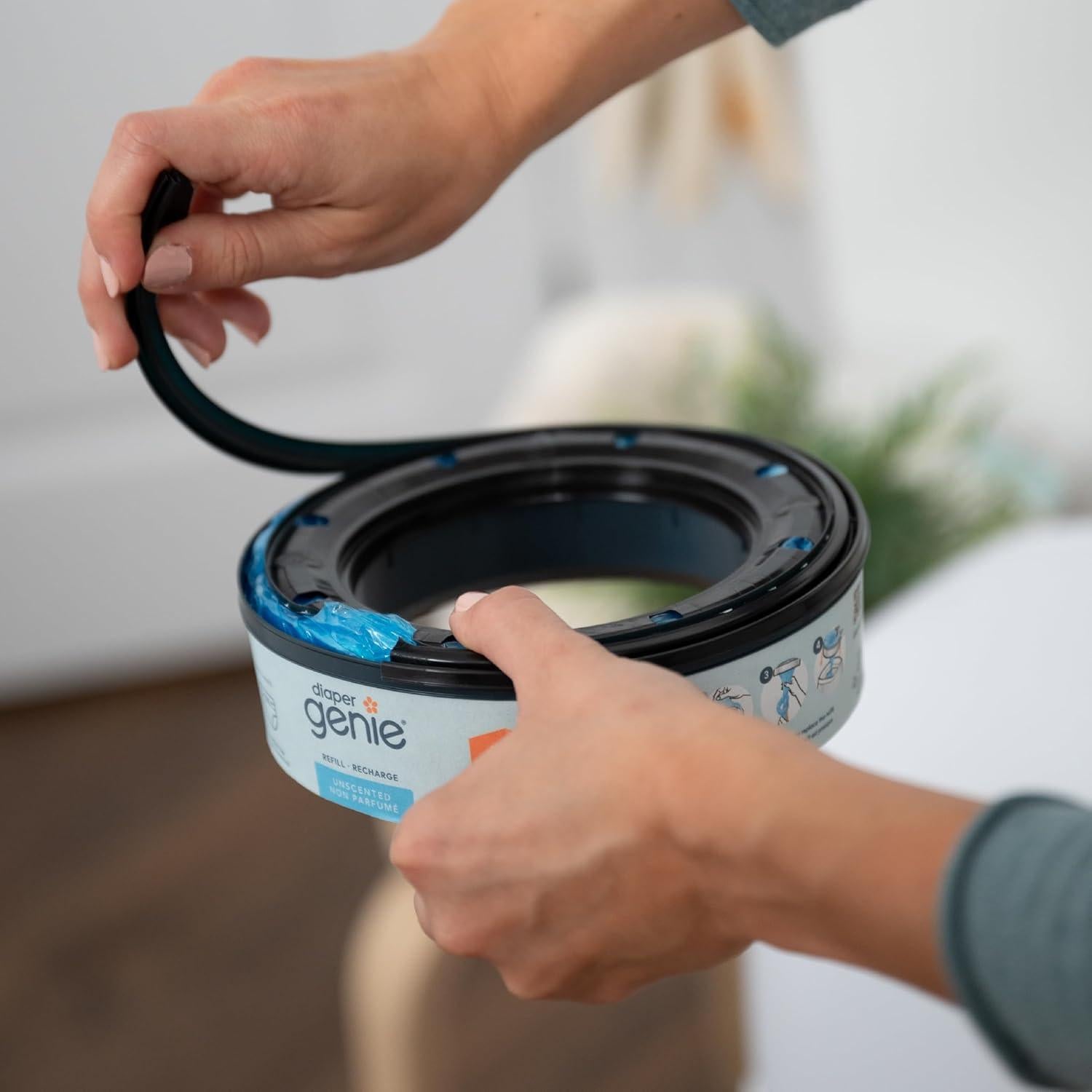 Recargas Diaper Genie 270 Pañales - Paquete de 8 - Max Odor Lock