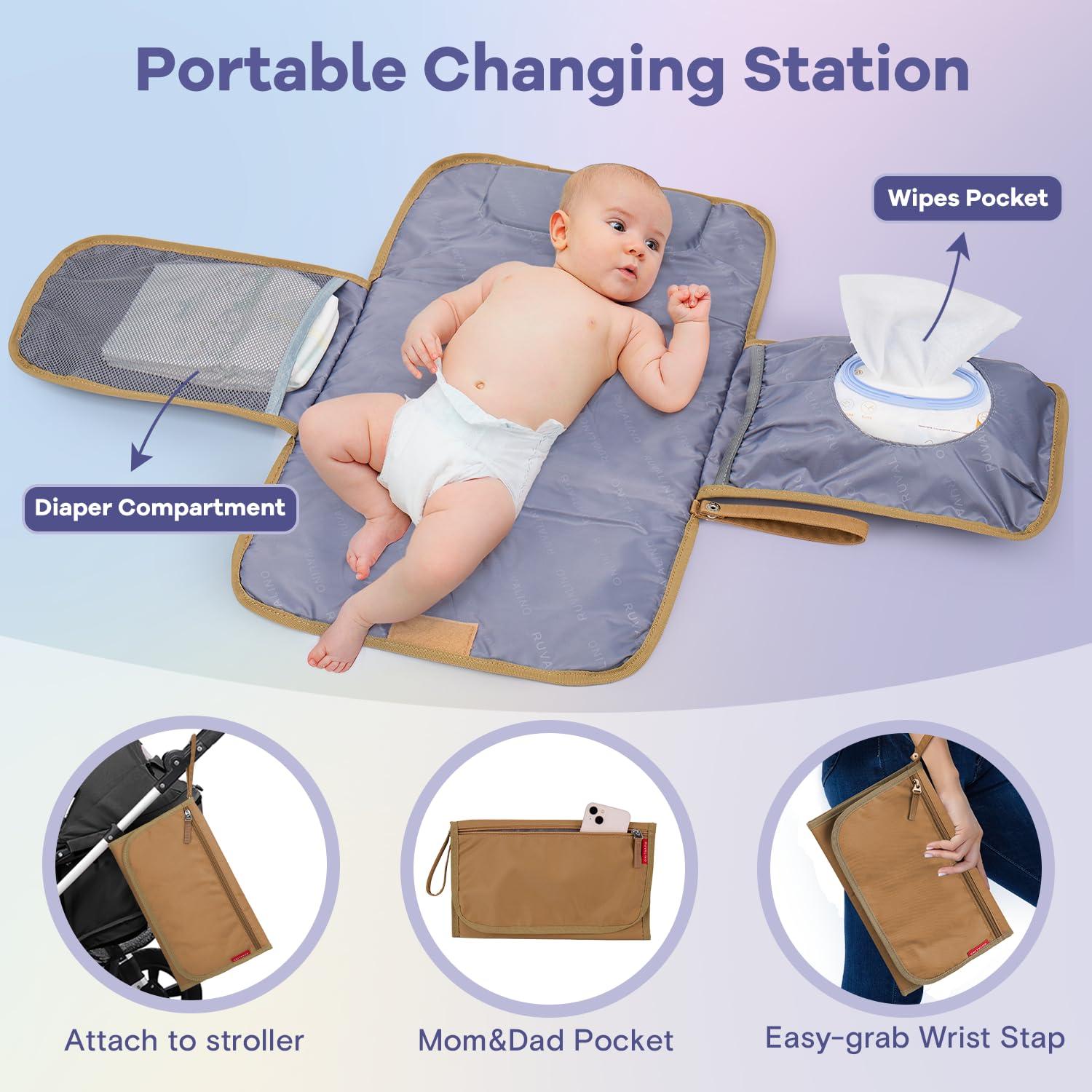 Mochila de Pañales Ruvalino Multifuncional Impermeable 30L