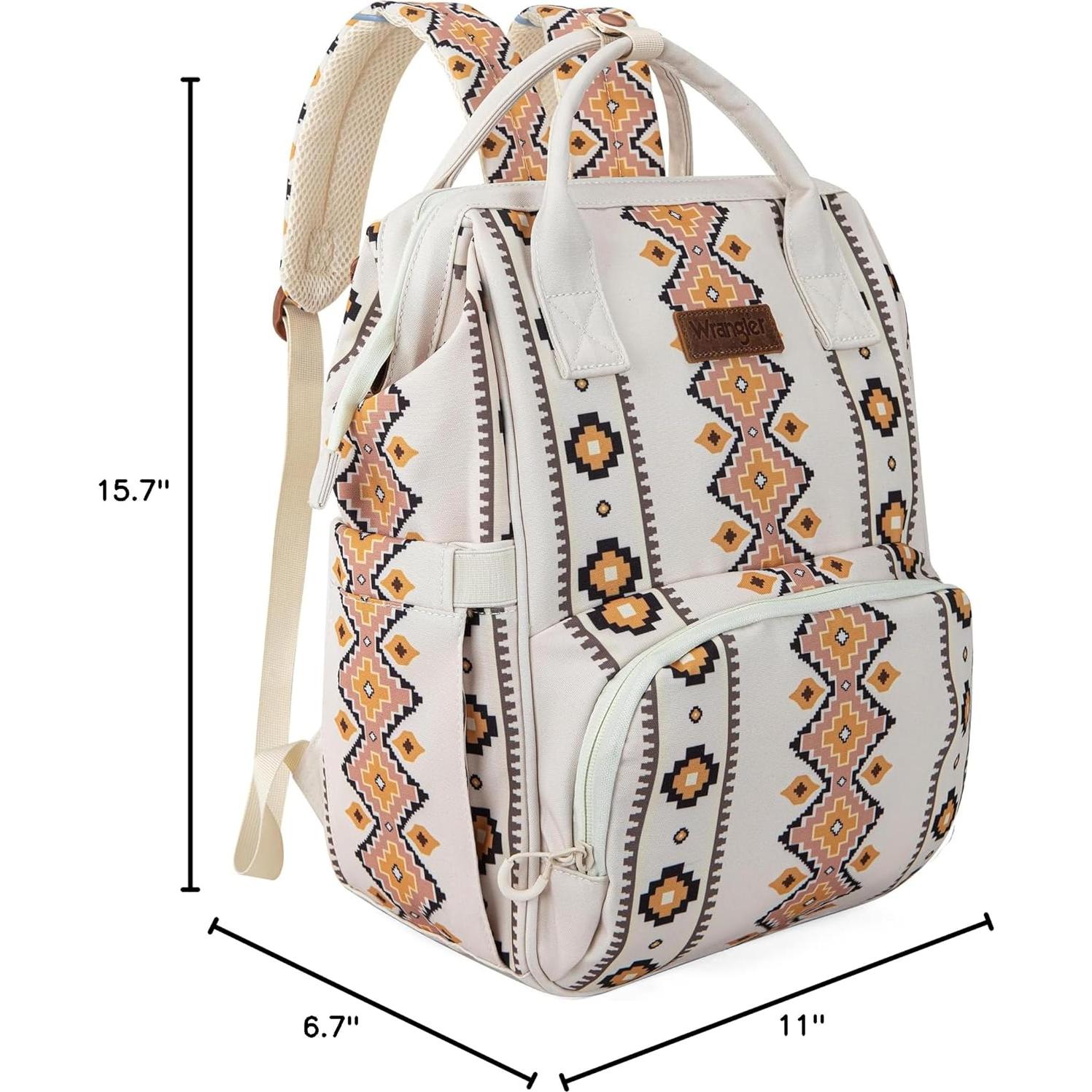 Mochila de Pañales Wrangler Callie Aztec-Tan 20L