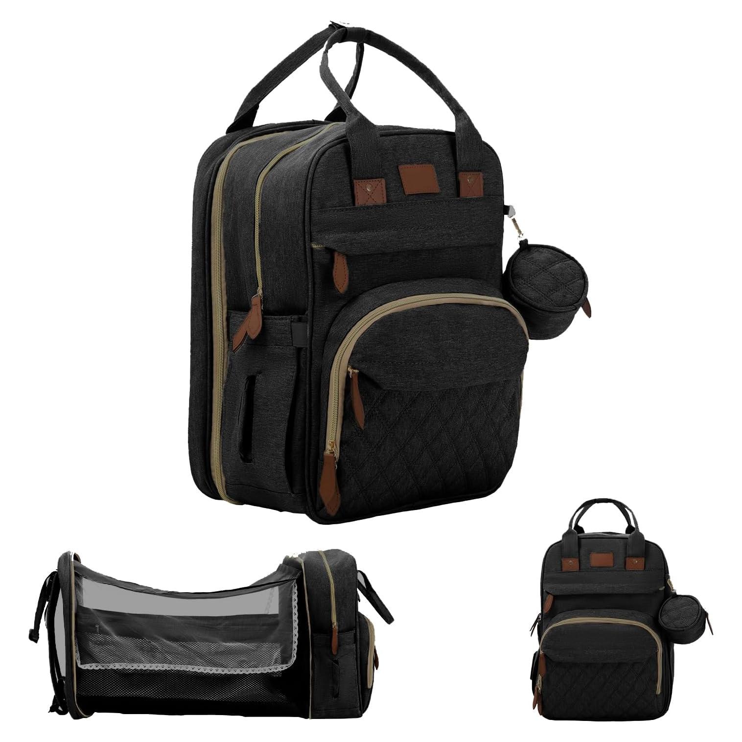 Mochila para Pañales BosiBozi Negra Impermeable 20L