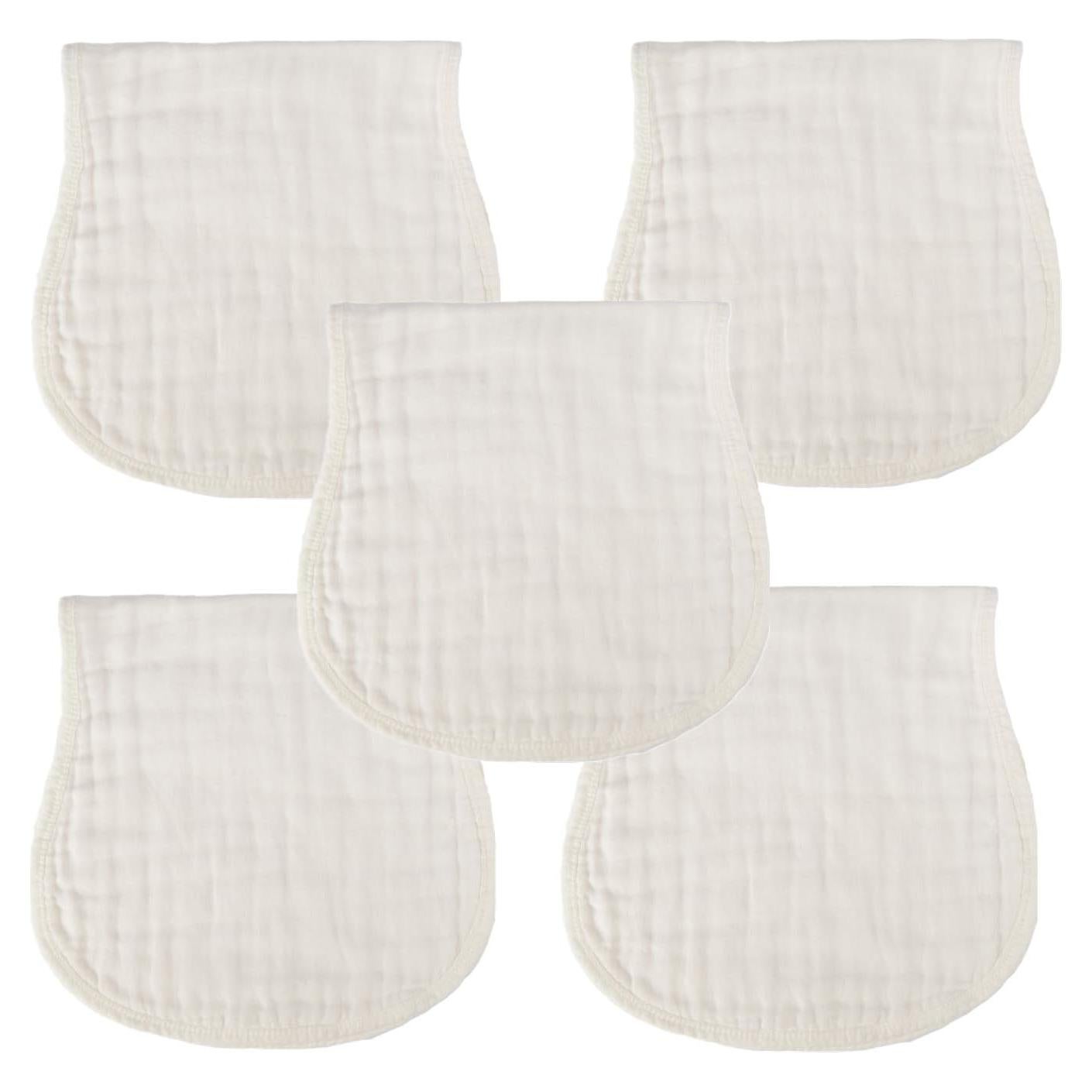 Paños de Eructo MUKIN para Bebés - Algodón Suave 5 Unidades