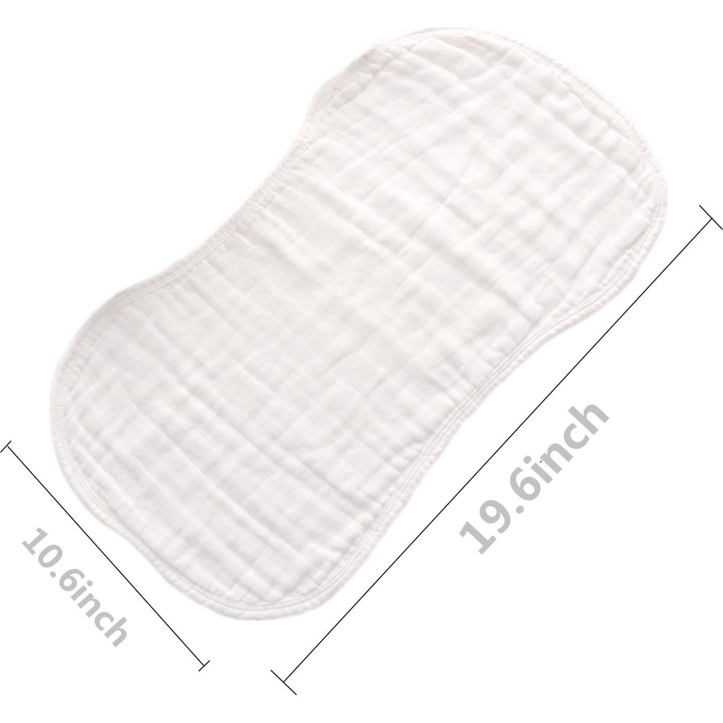 Paños de Eructo MUKIN para Bebés - Algodón Suave 5 Unidades