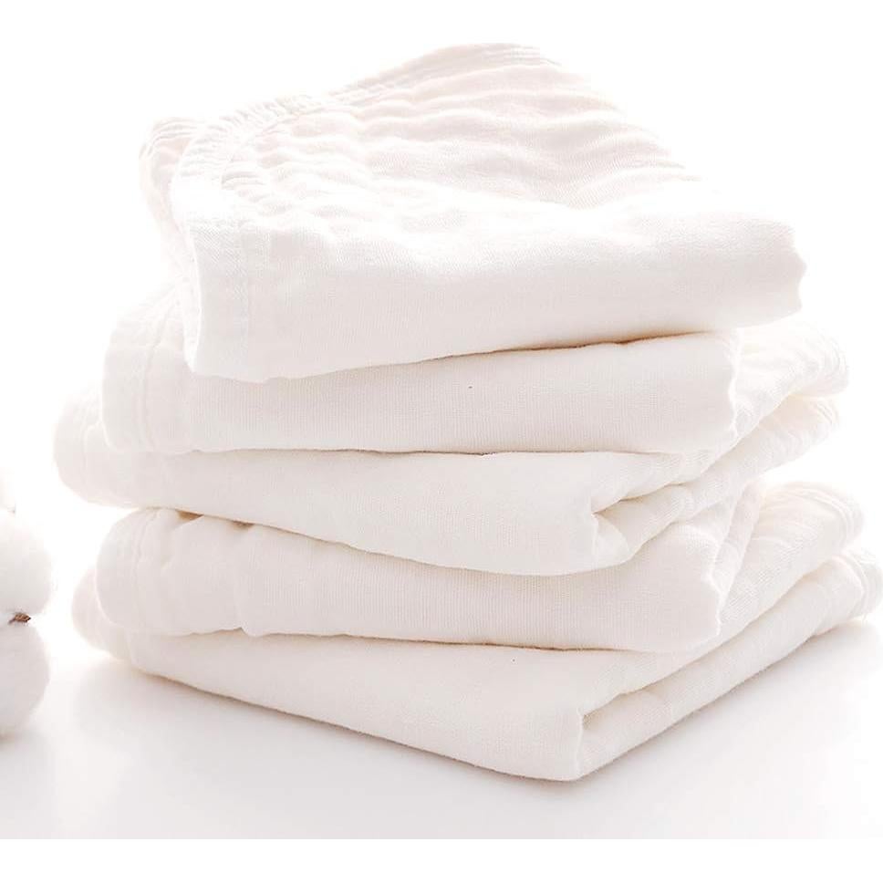 Paños de Eructo MUKIN para Bebés - Algodón Suave 5 Unidades