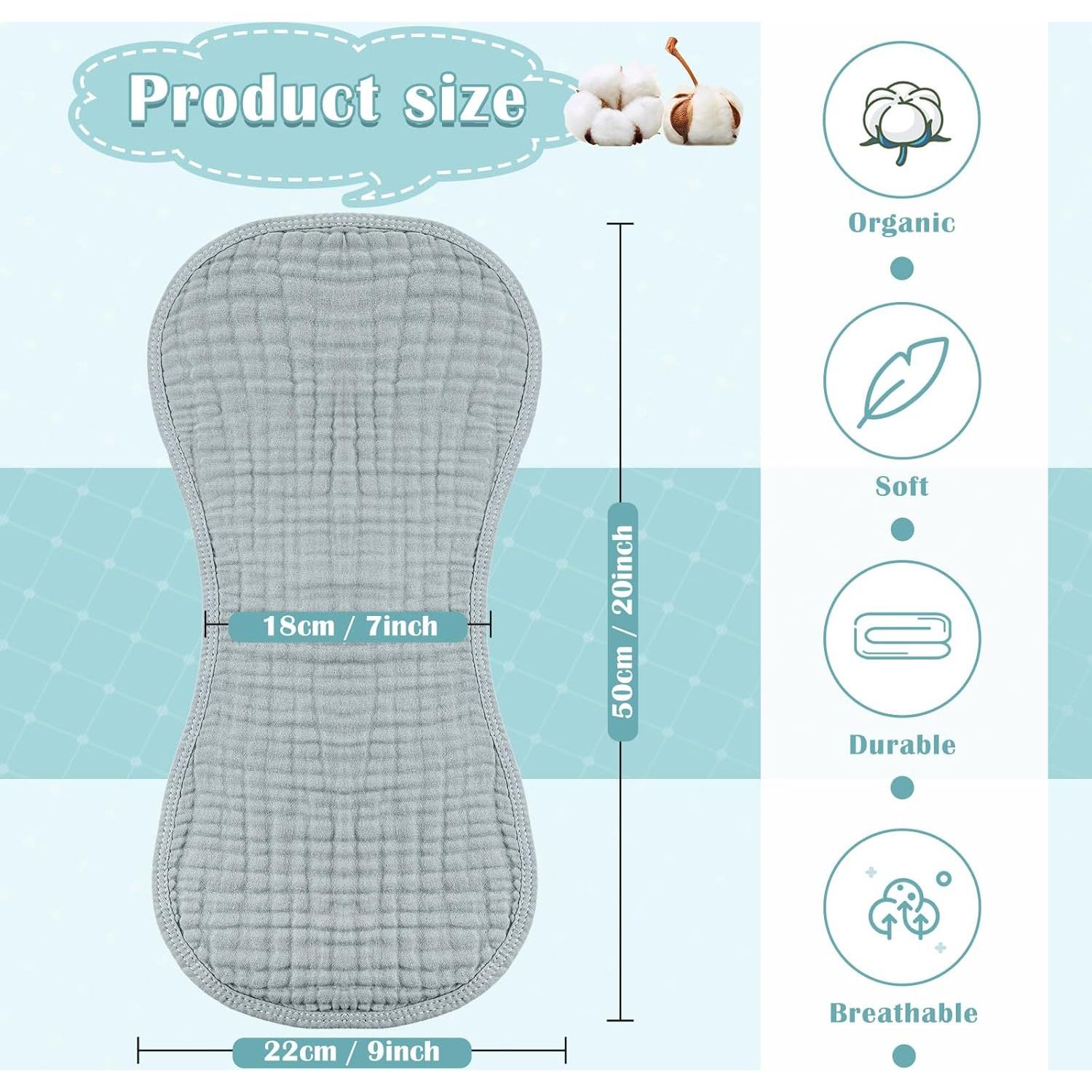 Pañales de Muselina Frienda 8 Piezas 25x50cm Algodón