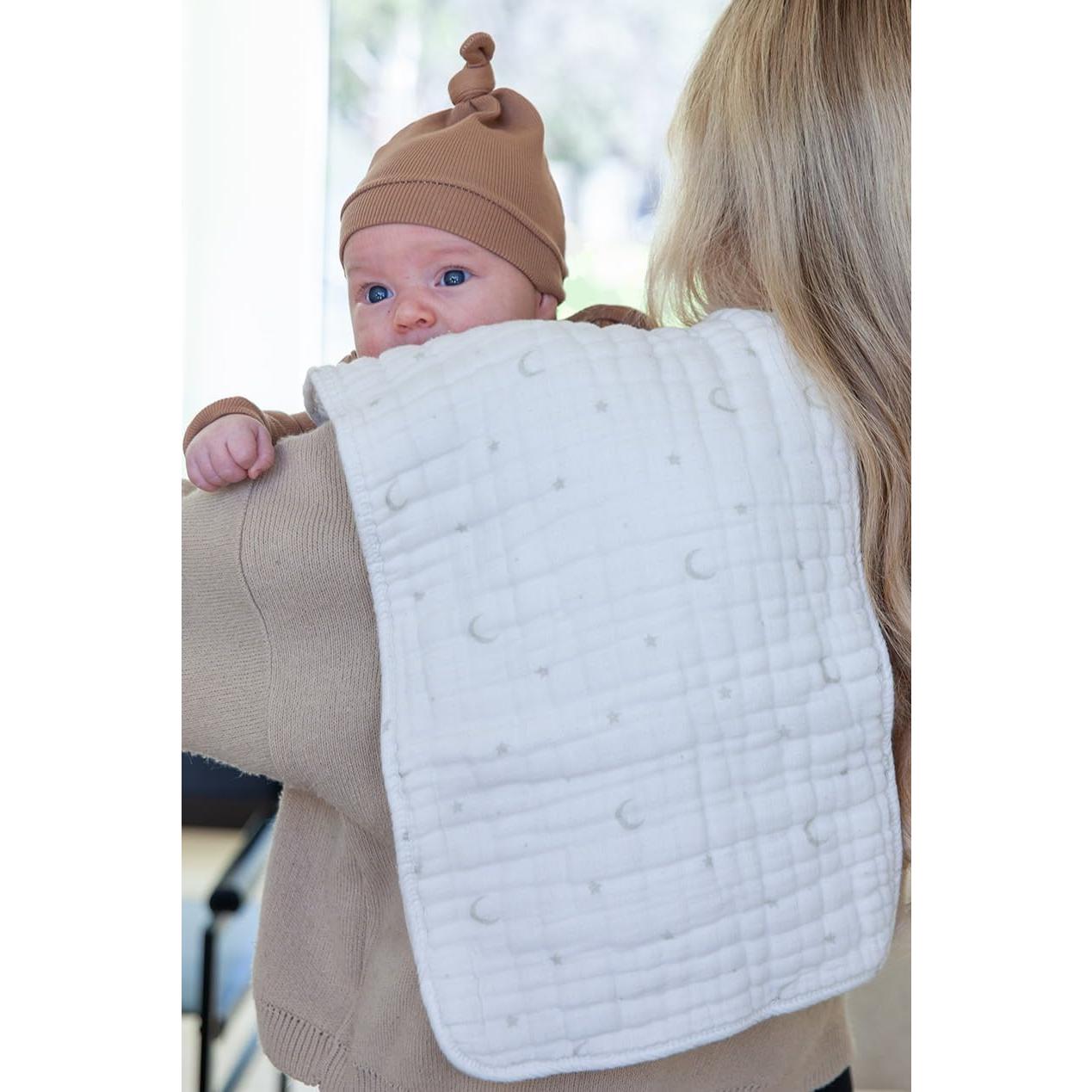 Pañales para Eructar Nana Baby Orgánicos 100% Algodón - Set de 3