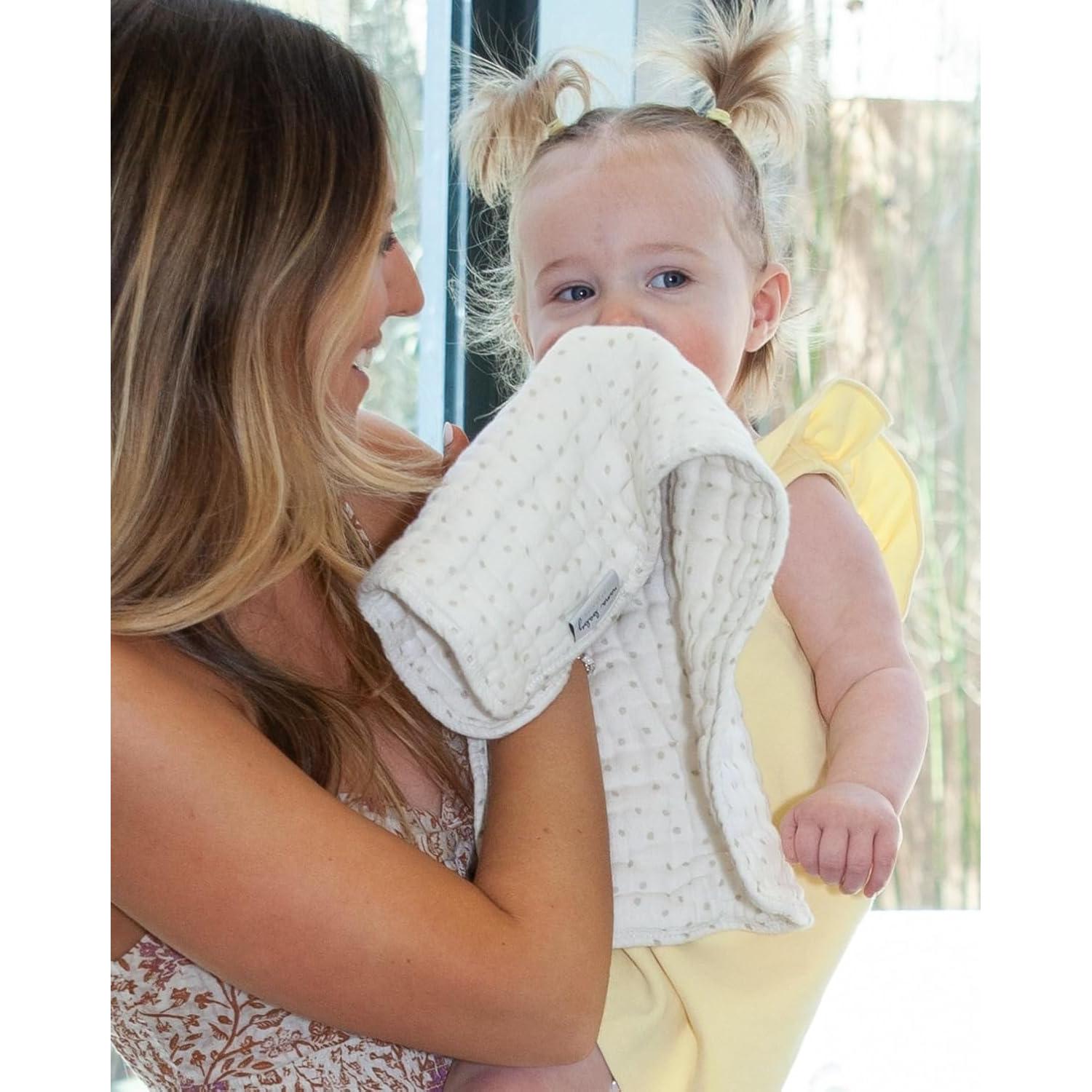 Pañales para Eructar Nana Baby Orgánicos 100% Algodón - Set de 3