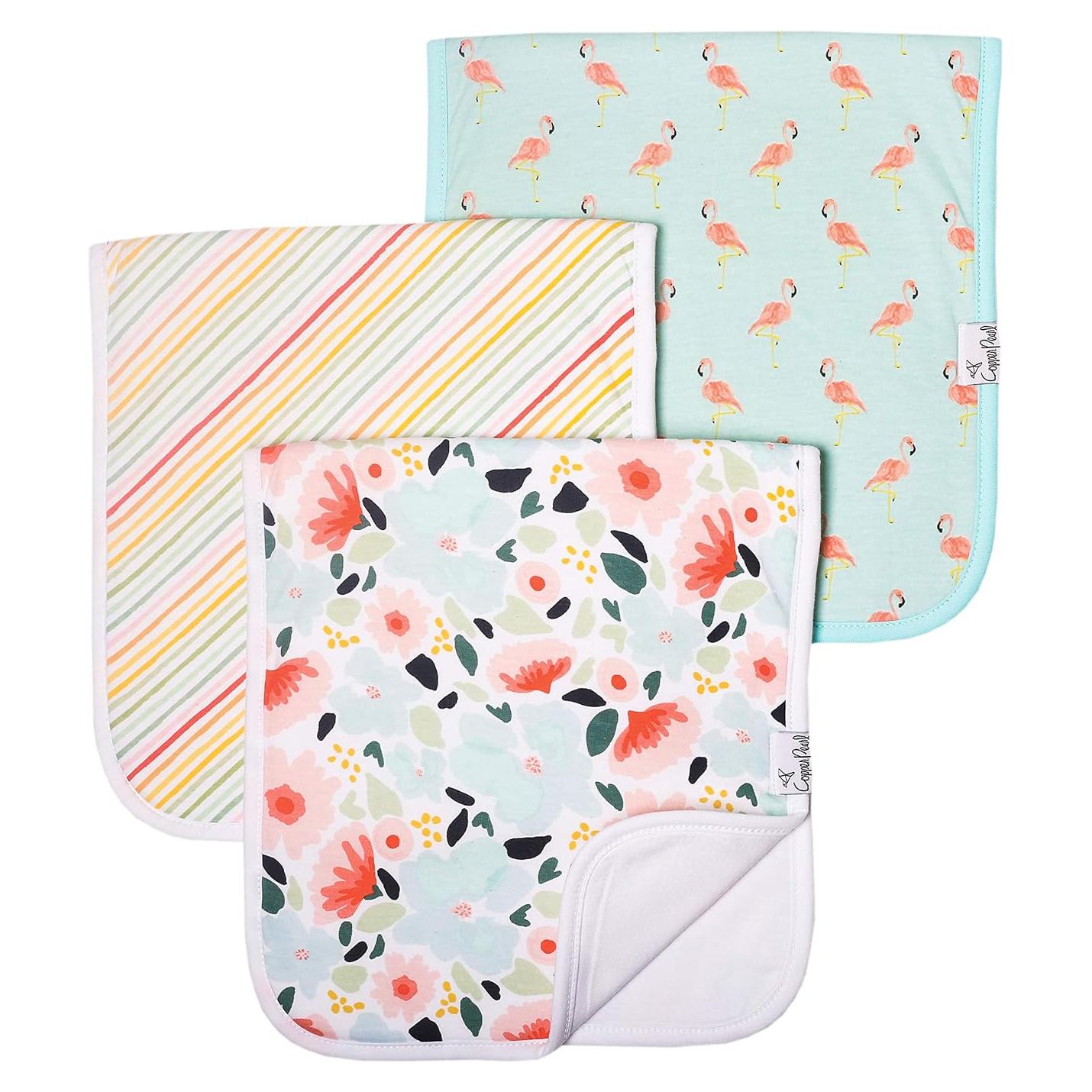 Paños de Eructo para Bebés Copper Pearl - 3 Unidades Grandes