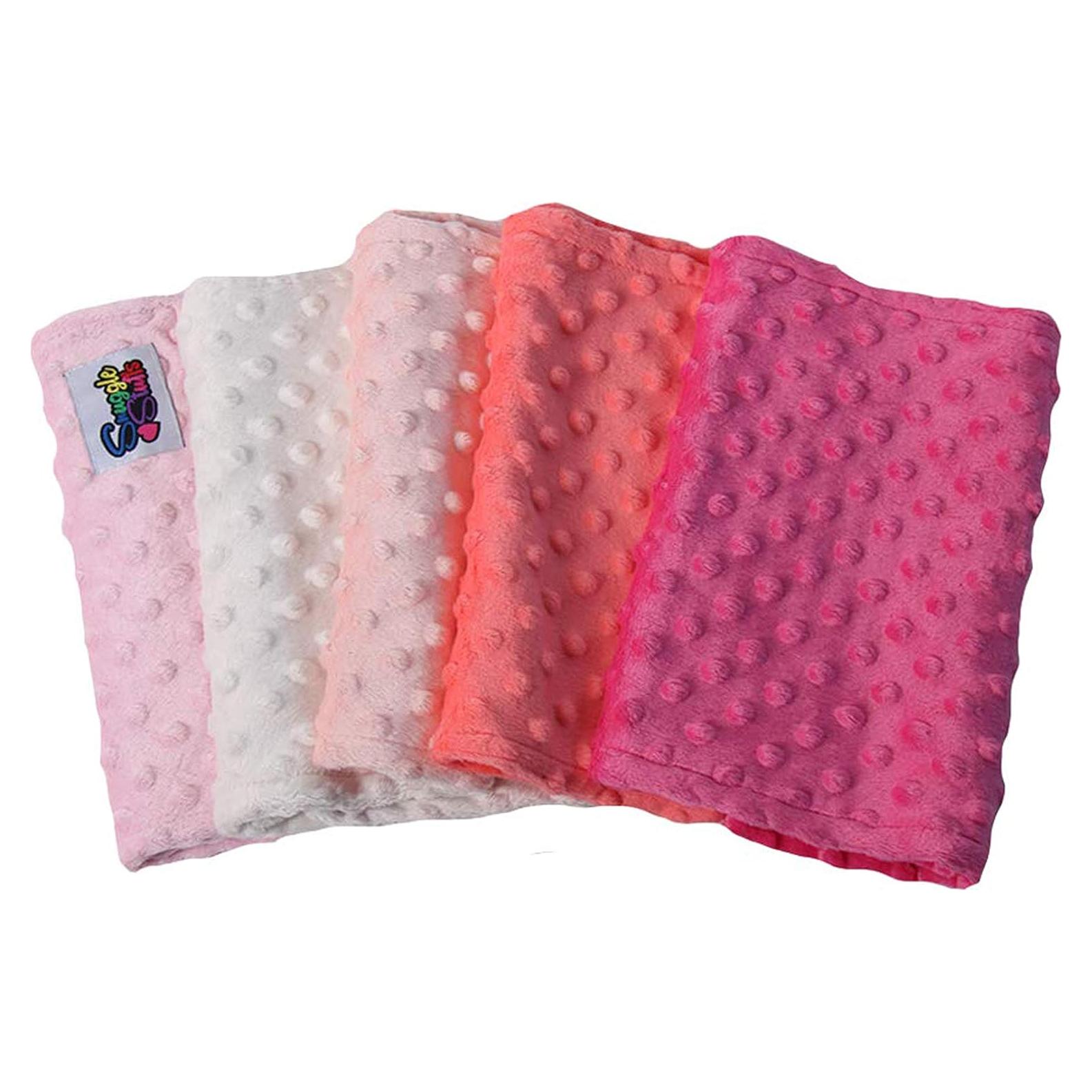 Paquete de 5 Paños de Eructo Snuggle Stuffs Rosa 42x23cm