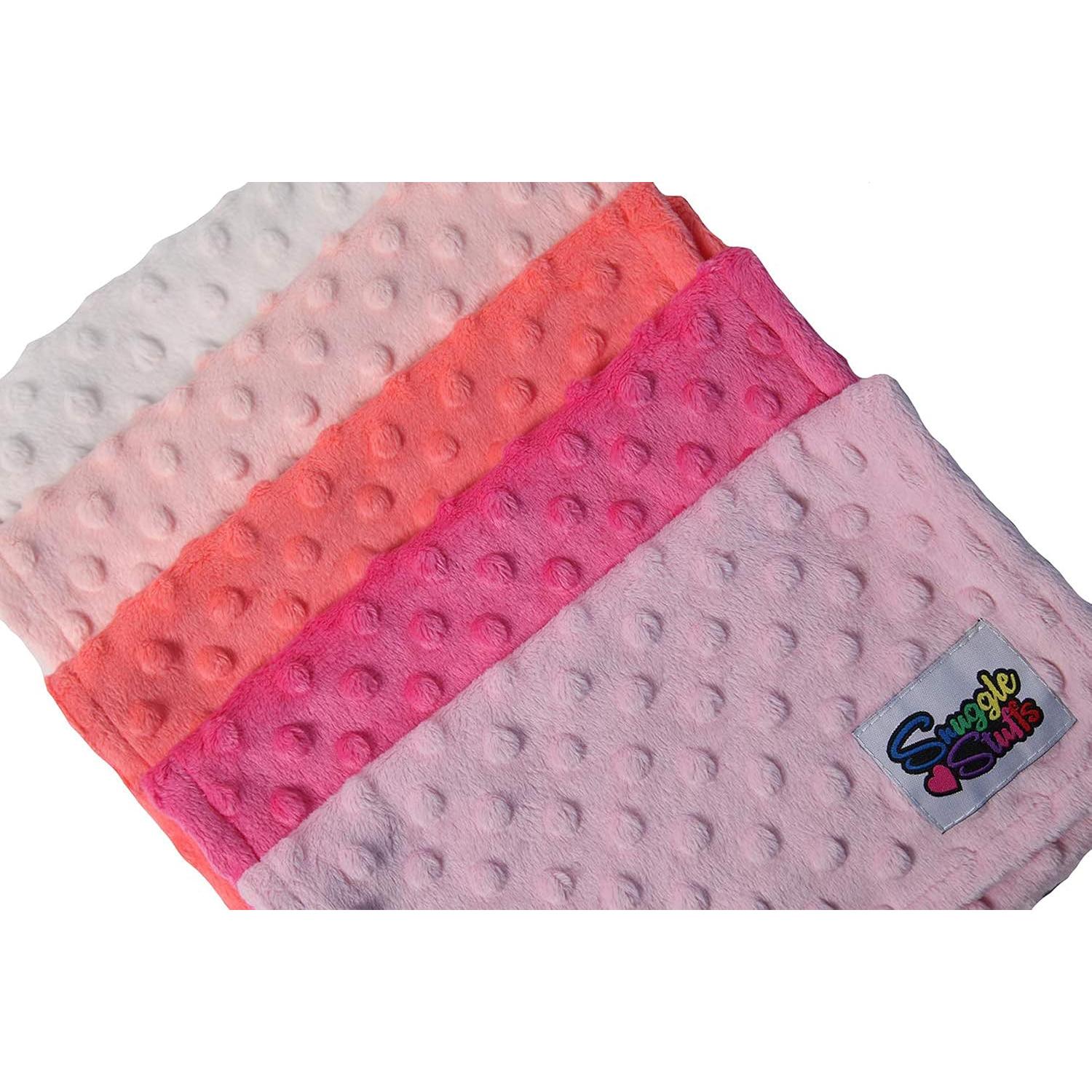Paquete de 5 Paños de Eructo Snuggle Stuffs Rosa 42x23cm