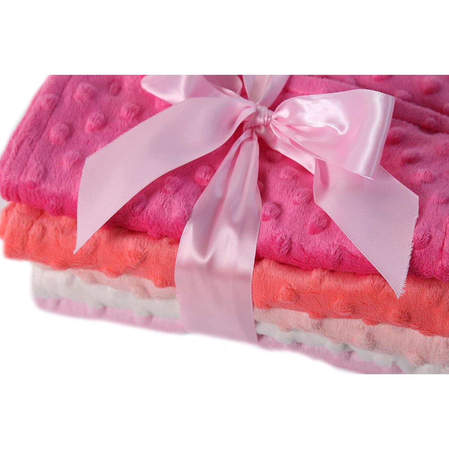 Paquete de 5 Paños de Eructo Snuggle Stuffs Rosa 42x23cm