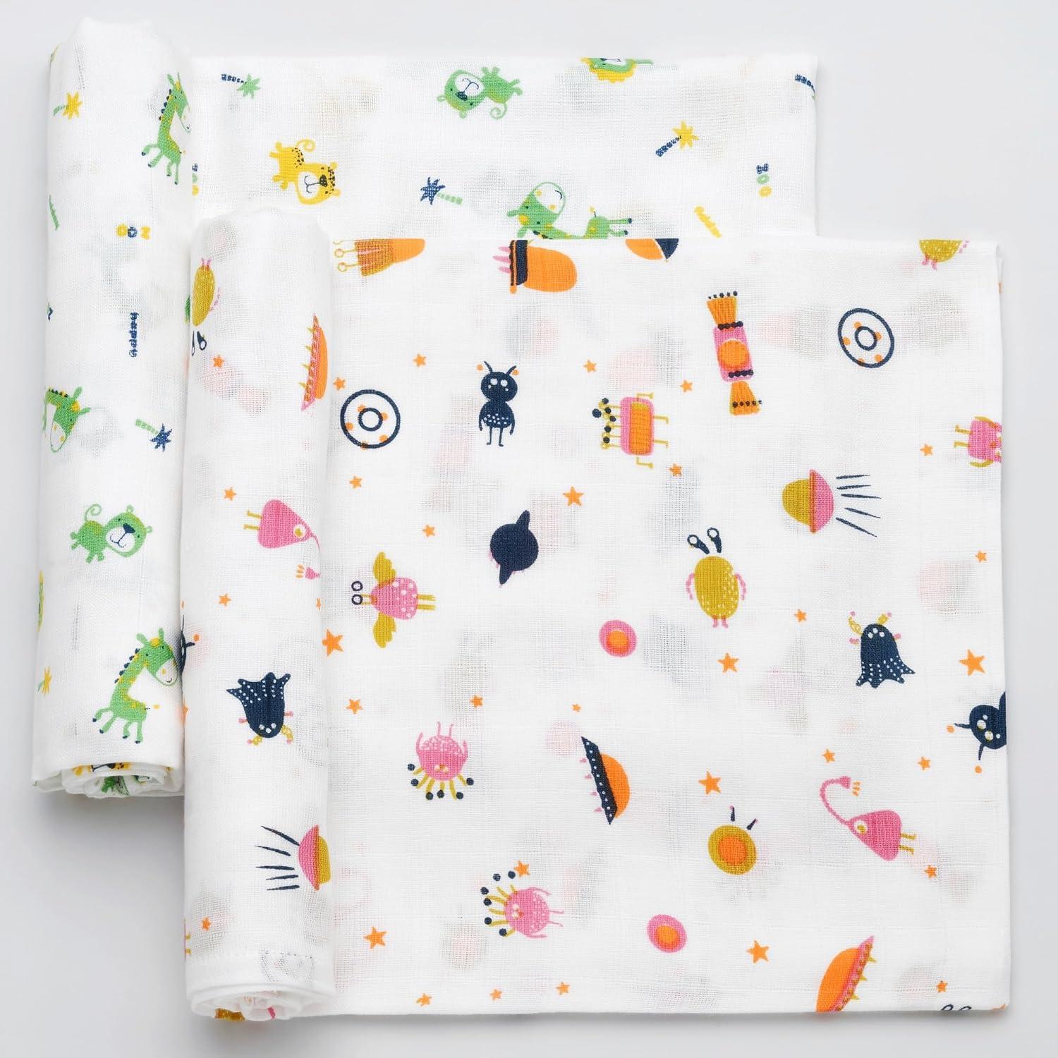 Set de Mantitas de Muslín Mommy's Care - 4 Piezas para Bebés