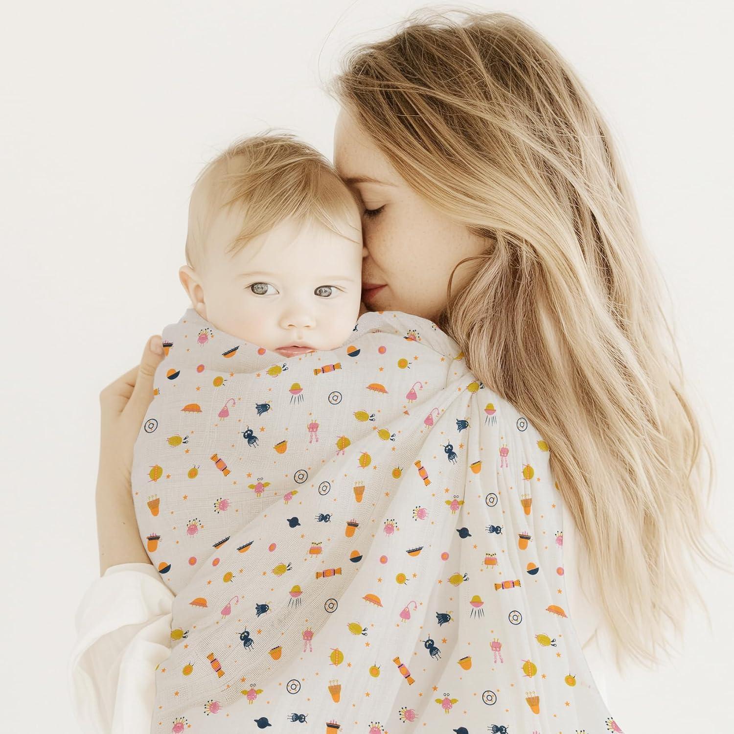 Set de Mantitas de Muslín Mommy's Care - 4 Piezas para Bebés