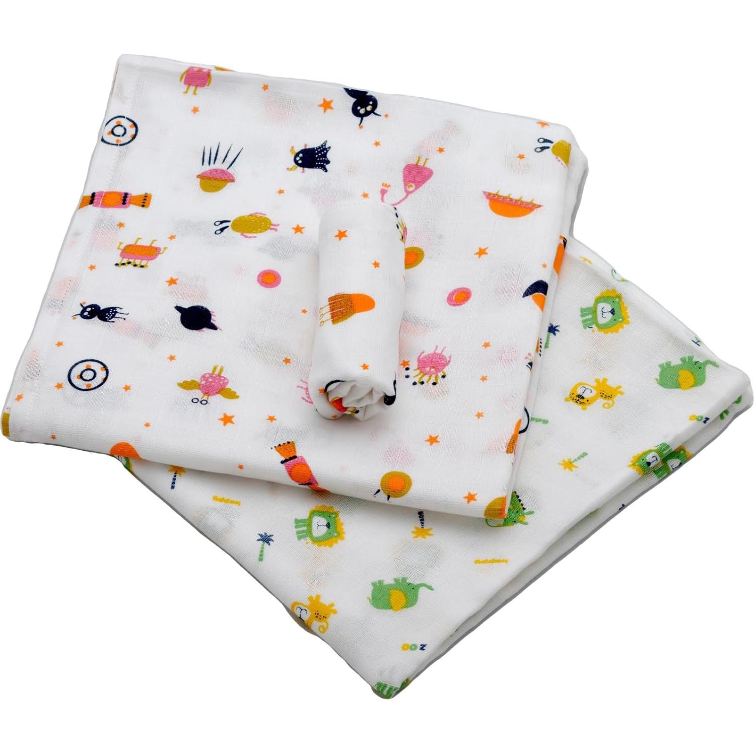 Set de Mantitas de Muslín Mommy's Care - 4 Piezas para Bebés